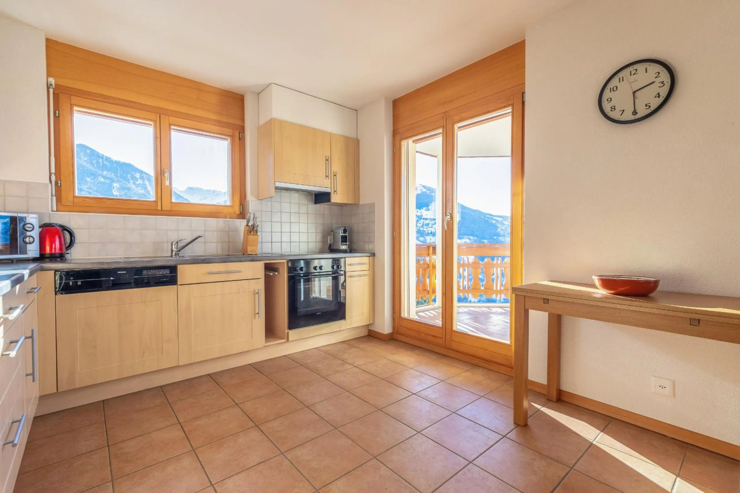 Kitchen or kitchenette in Myosotis QUIET & SUNNY apartments by Alpvision Résidences by Alpvision Résidences