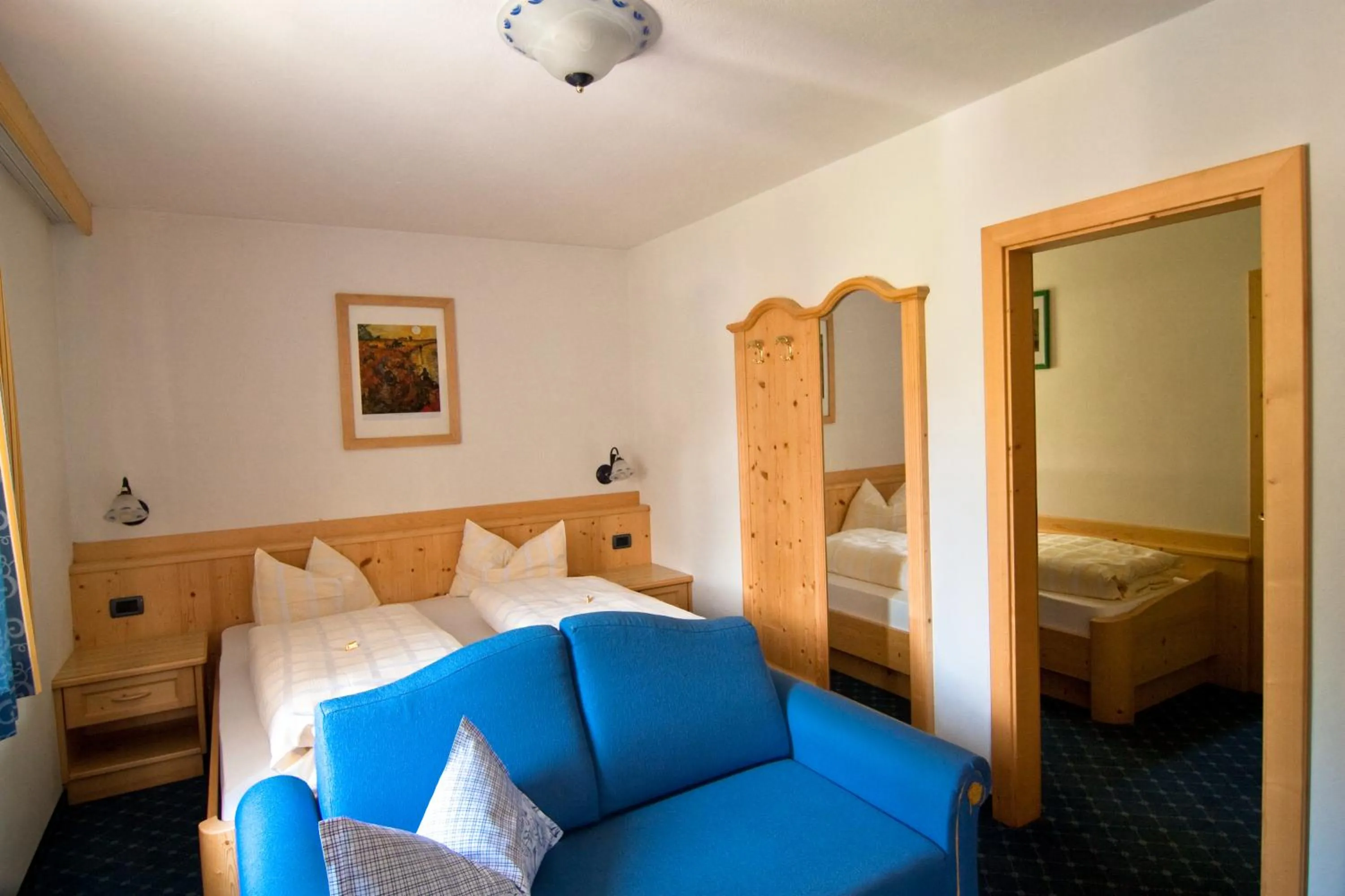 Bed in Pension Enzian