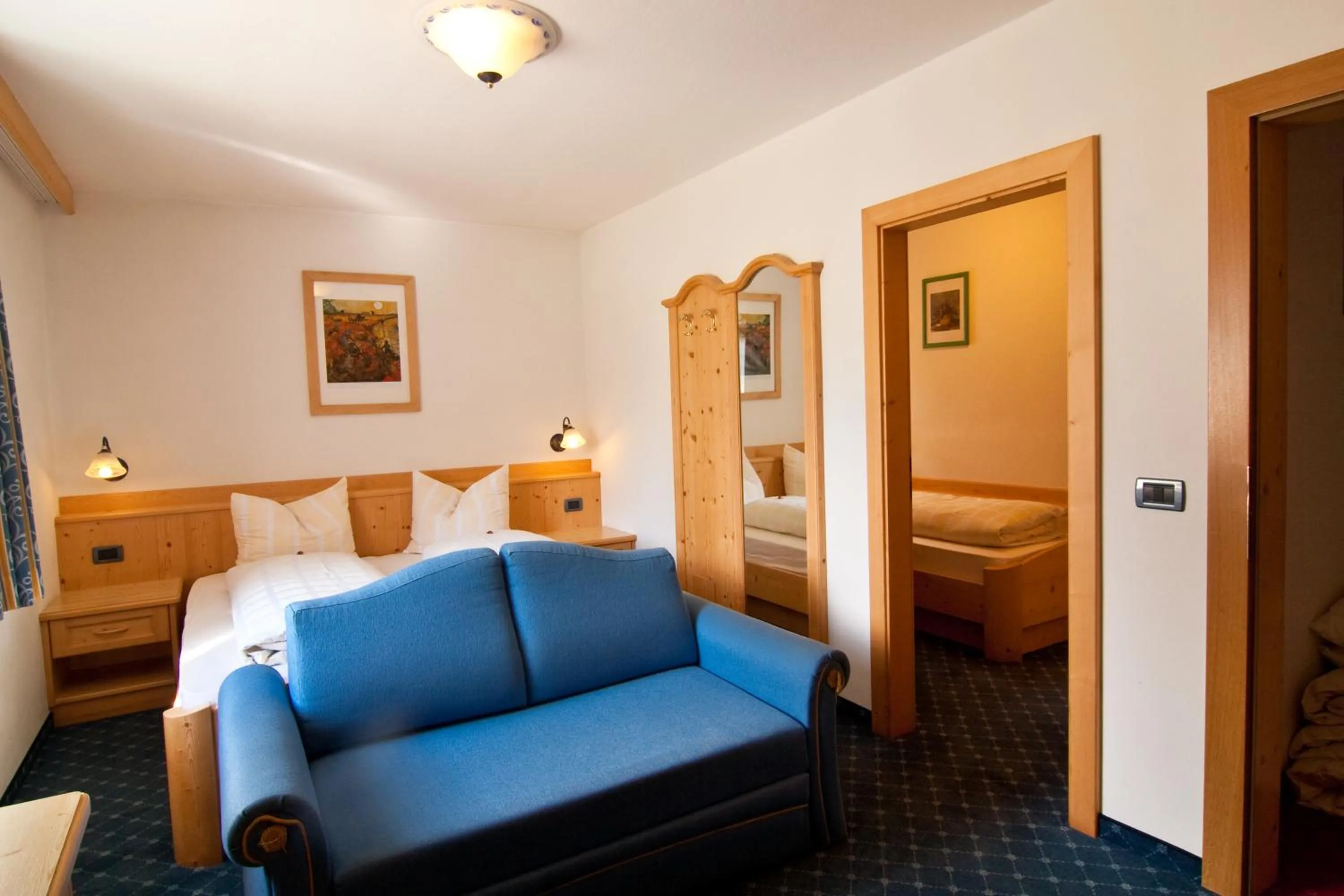 Bed in Pension Enzian