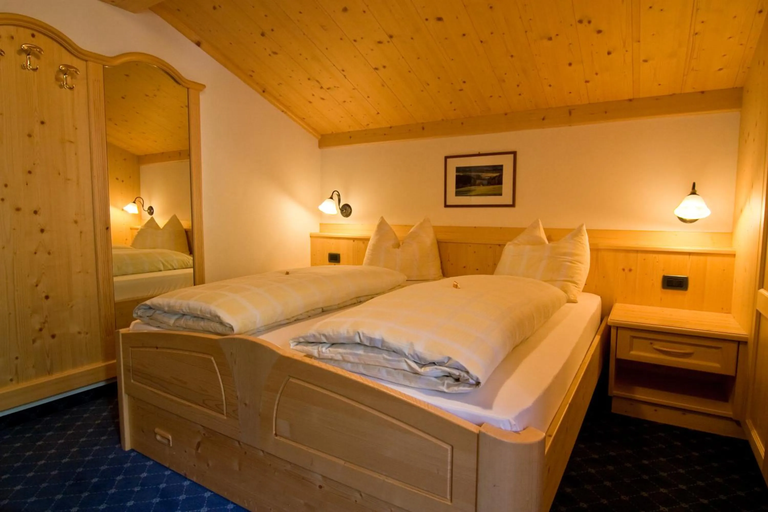 Bed in Pension Enzian