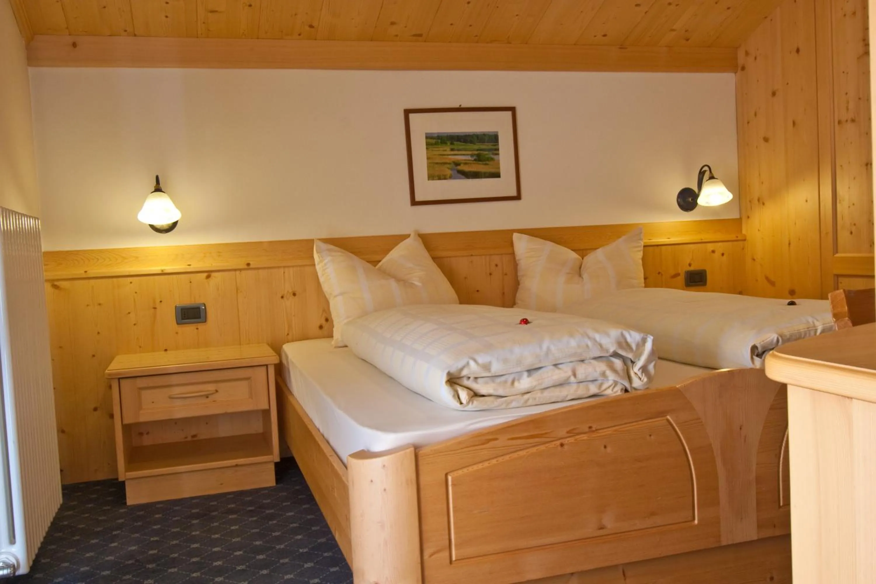 Bed in Pension Enzian