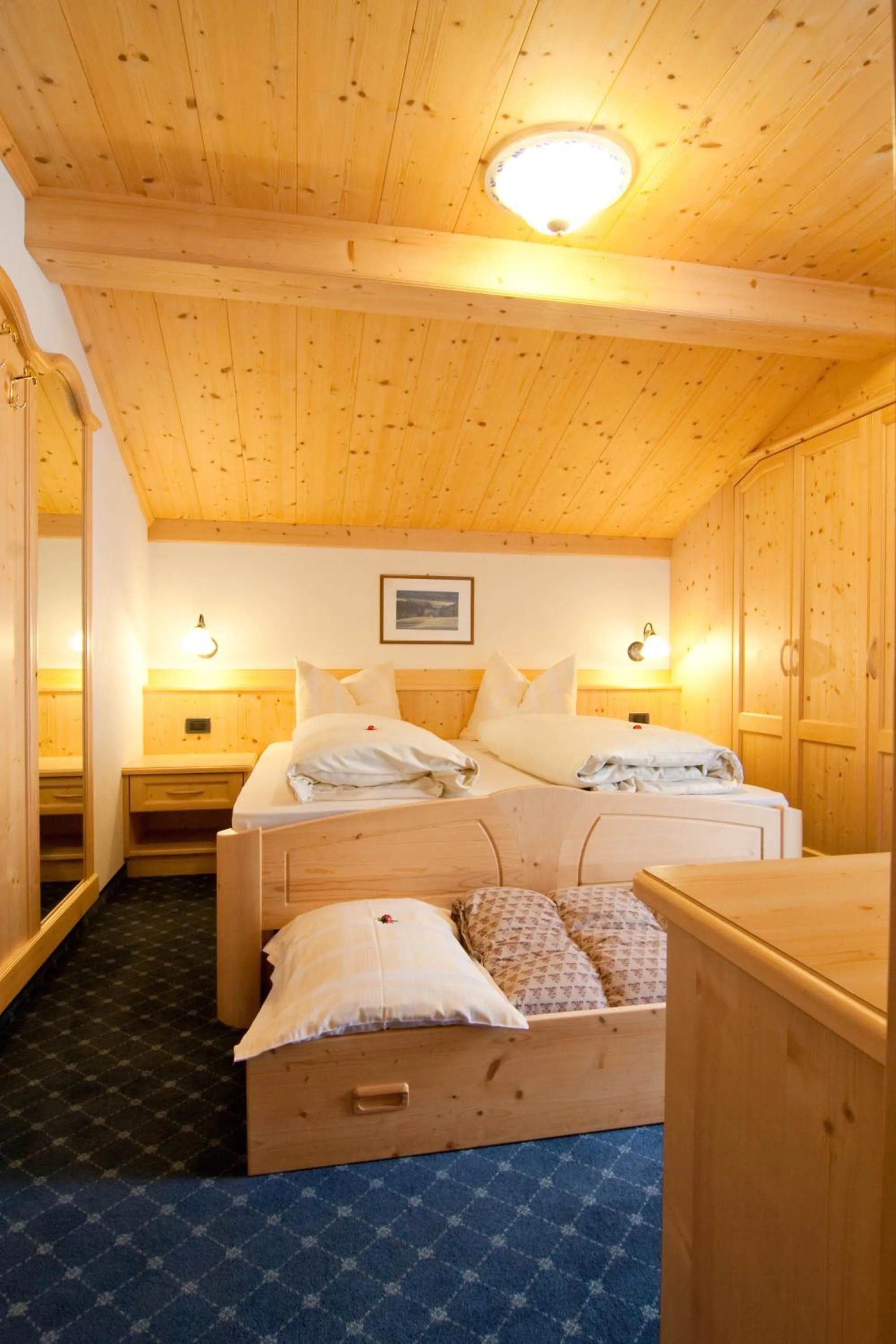 Bed in Pension Enzian