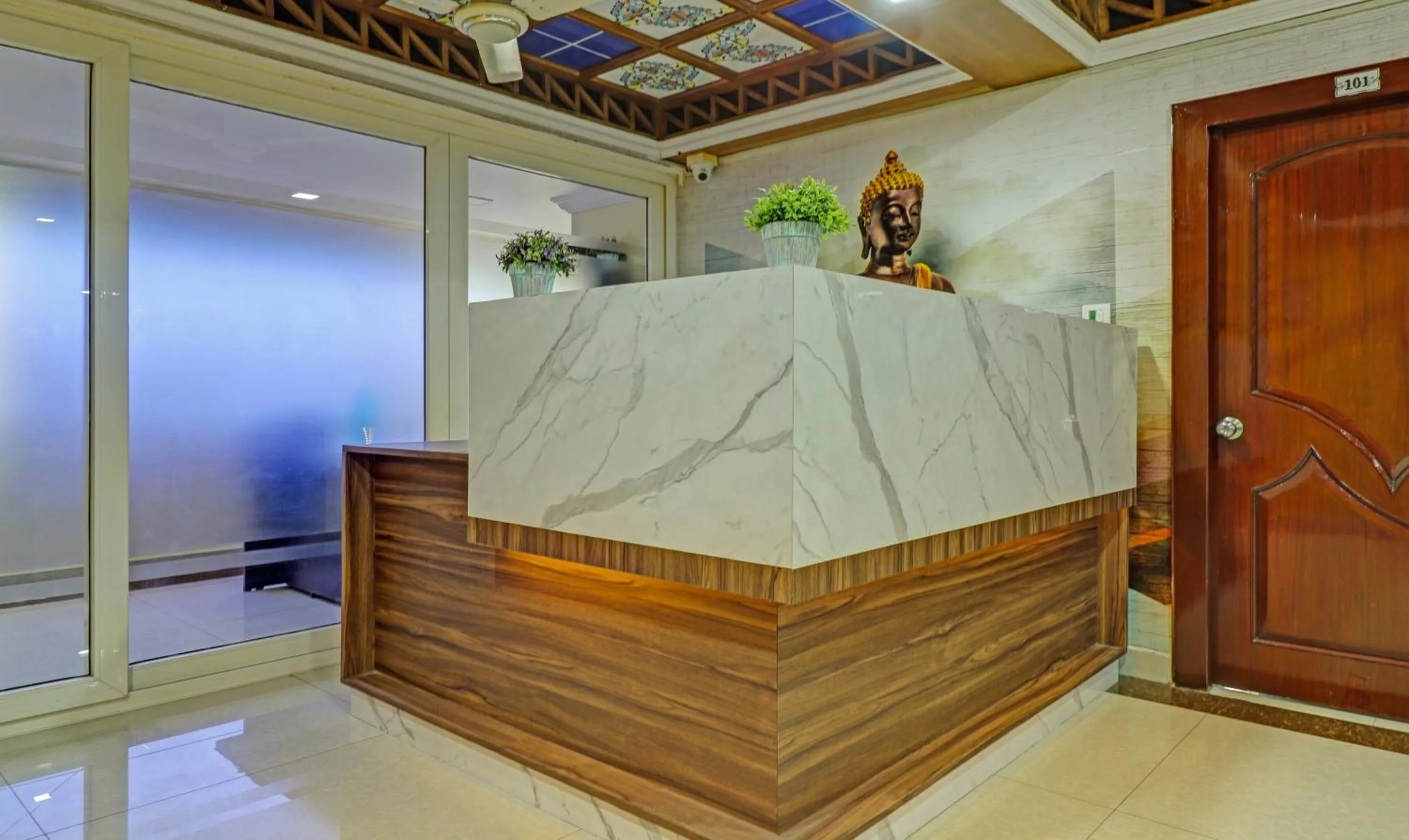 Lobby or reception in Eesha Elite