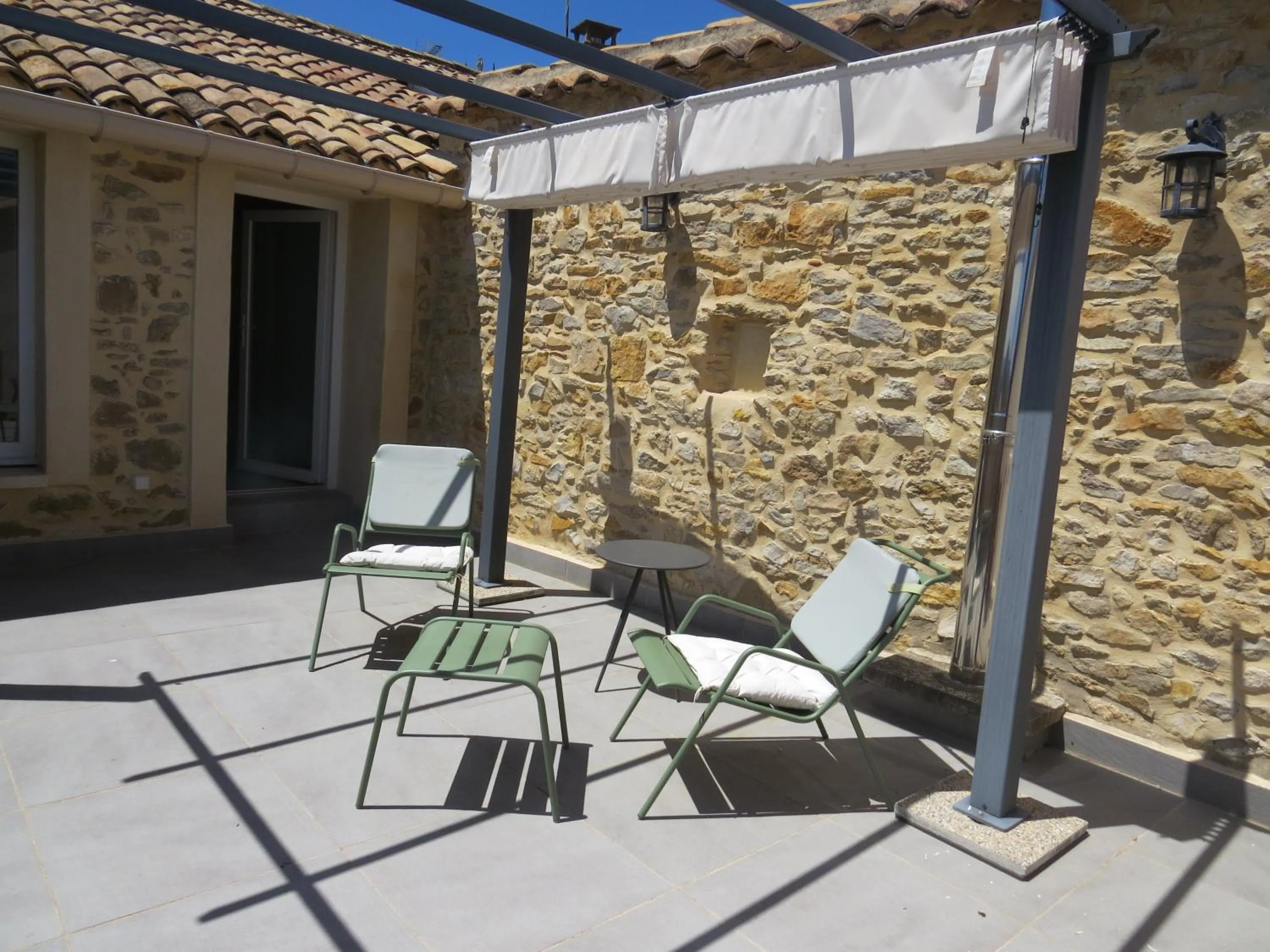 Patio in Maison d'hôtes La Bignone