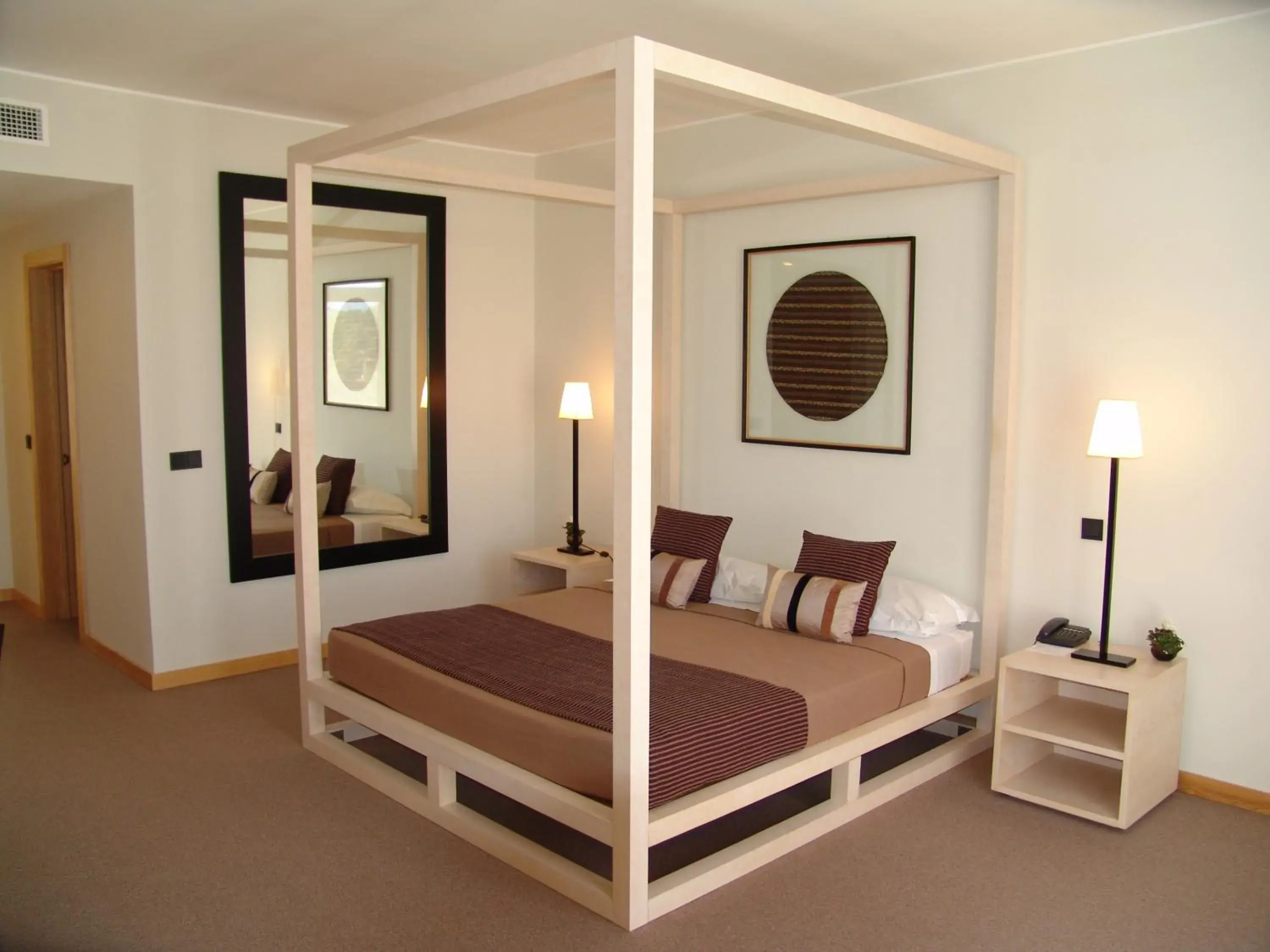 Bed in Lavanda Hotel Miravillas Bed in Lavanda Hotel Miravillas