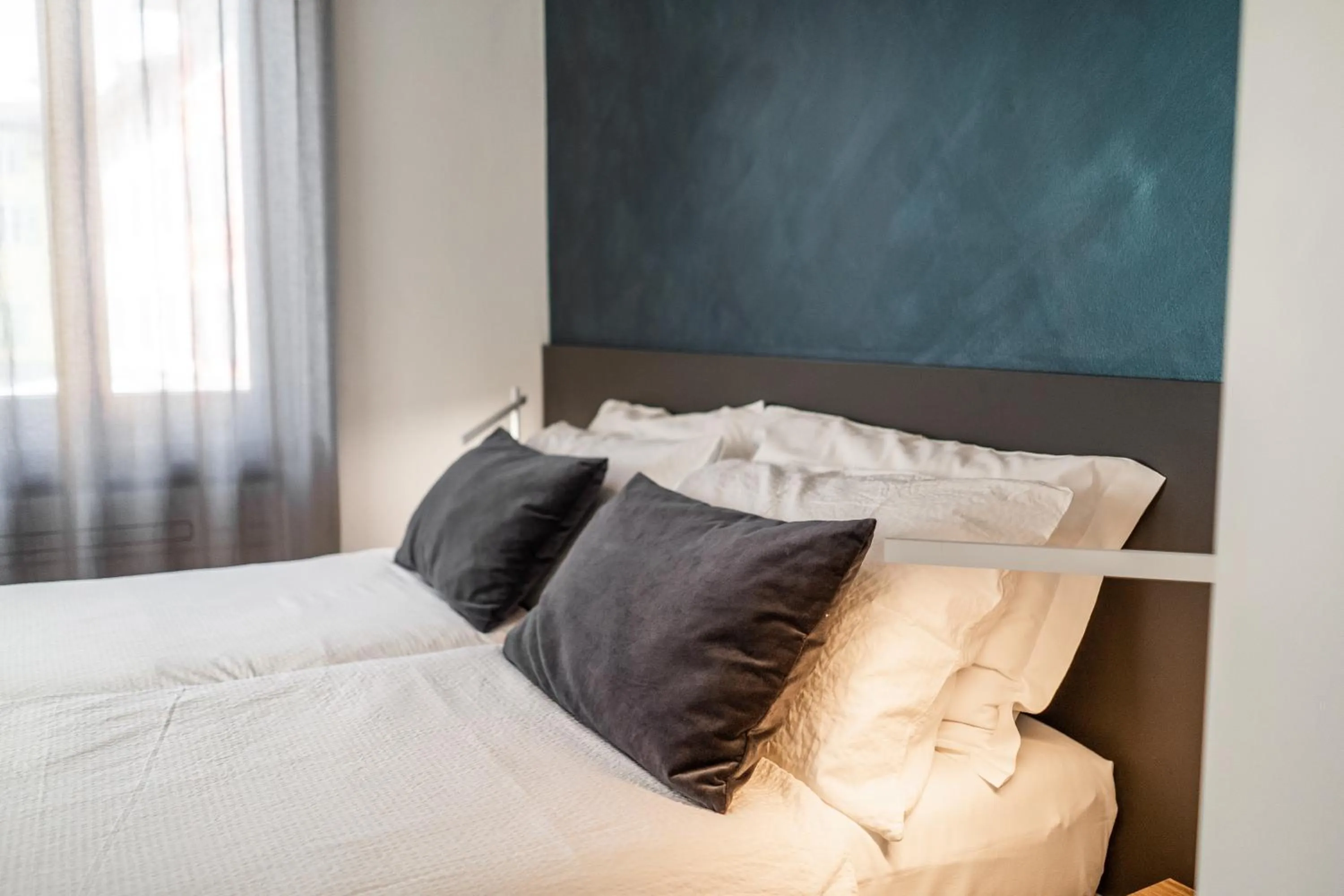 Bedroom, Bed in Appartamenti Vasco Renna Surf Center