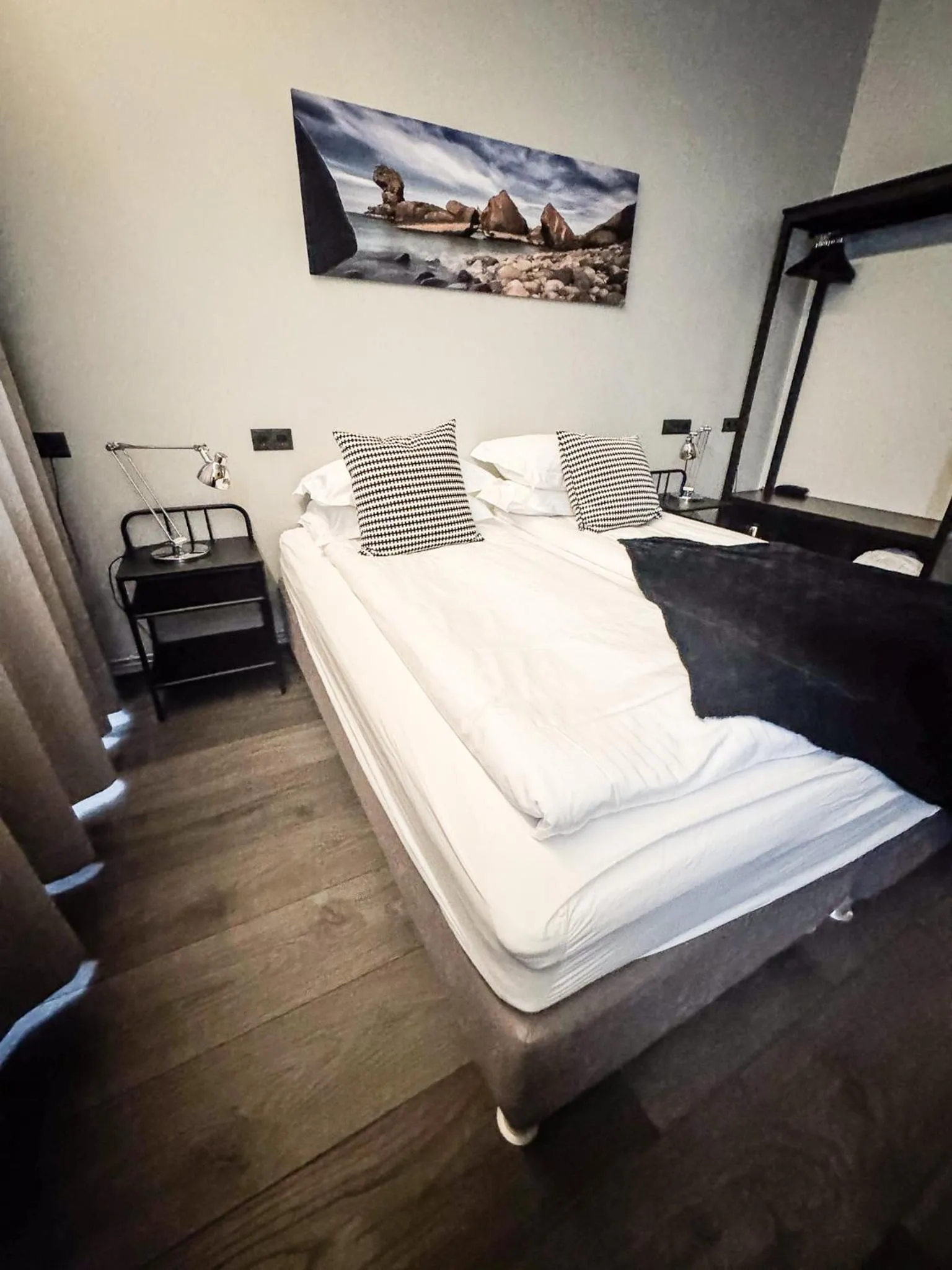 Bed in Hotel Vestmannaeyjar