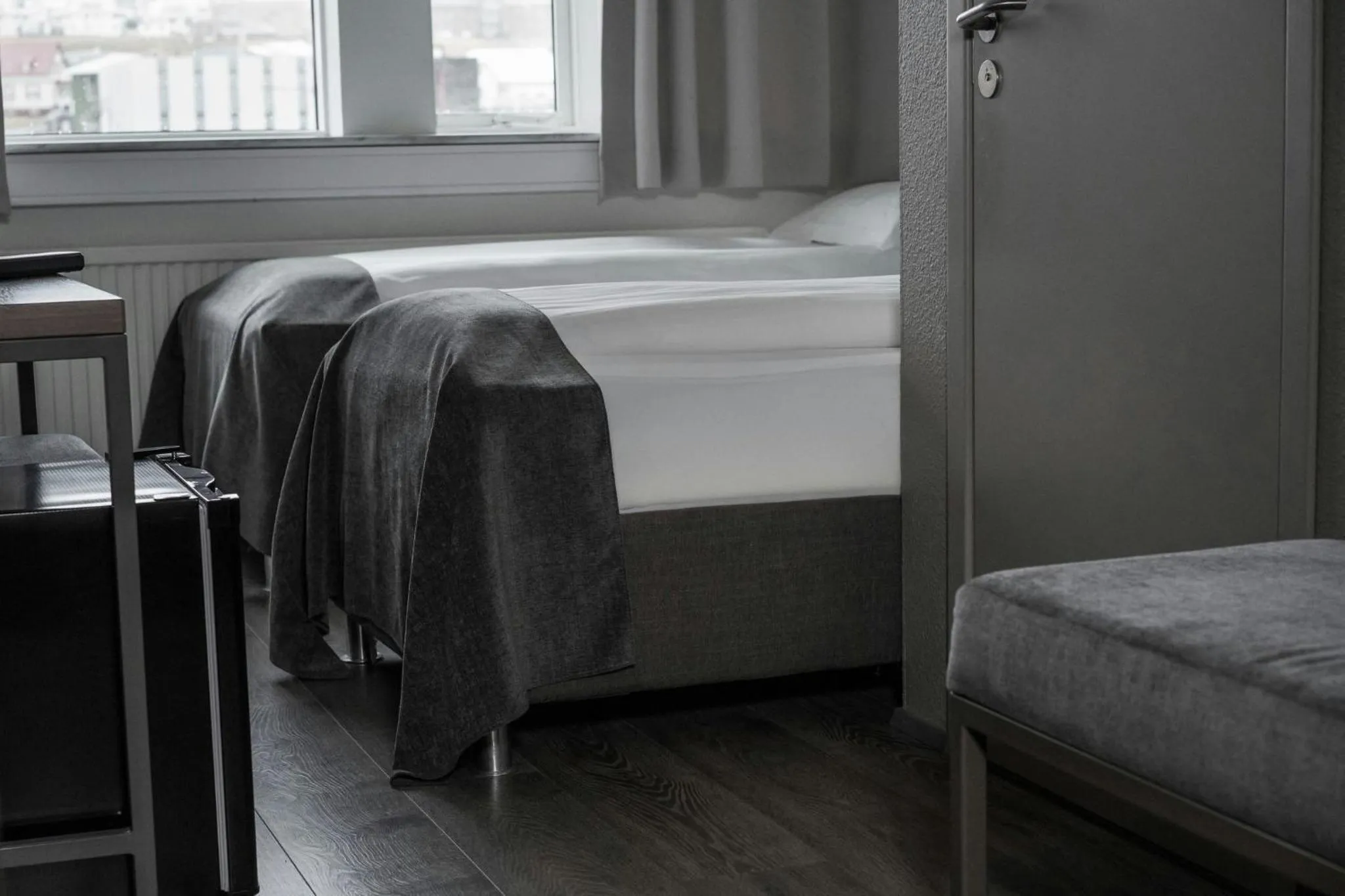 Bedroom, Bed in Hotel Vestmannaeyjar