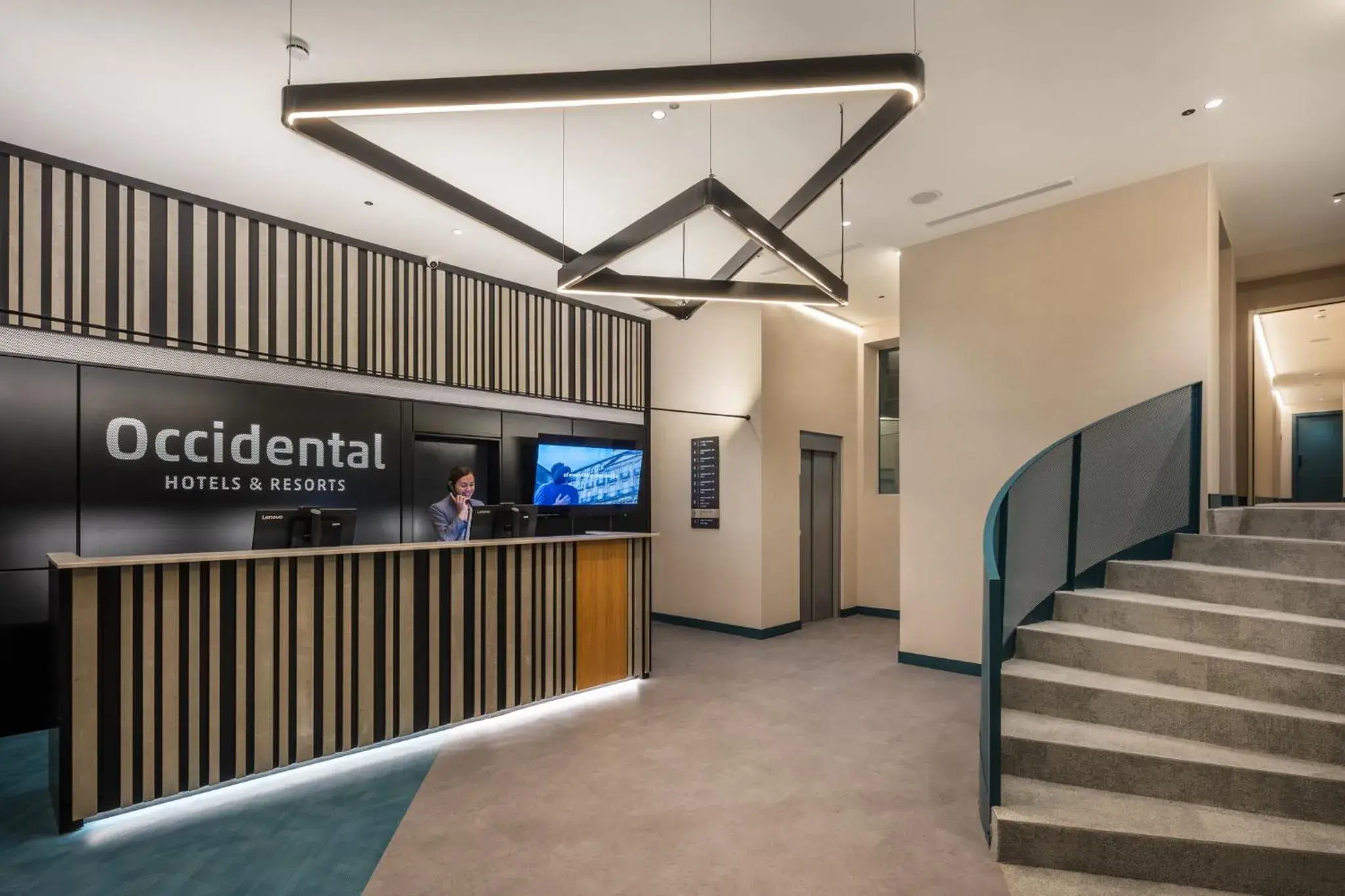 Lobby or reception in Occidental Las Canteras Lobby or reception in Occidental Las Canteras
