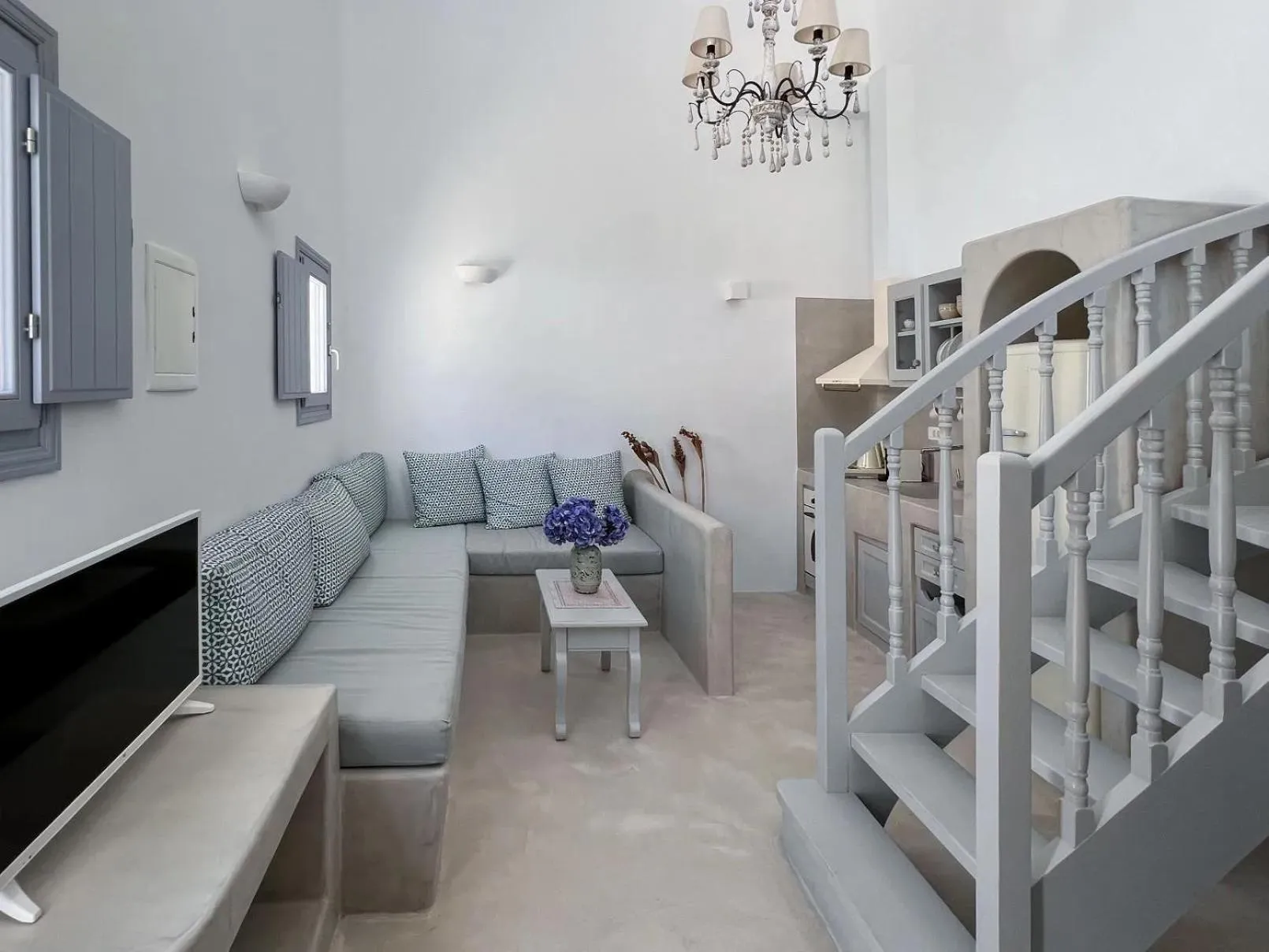 Living room in Palmariva Villas