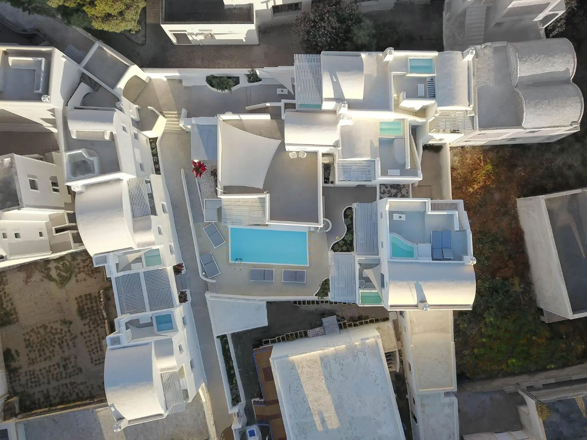 Bird's eye view in Palmariva Villas