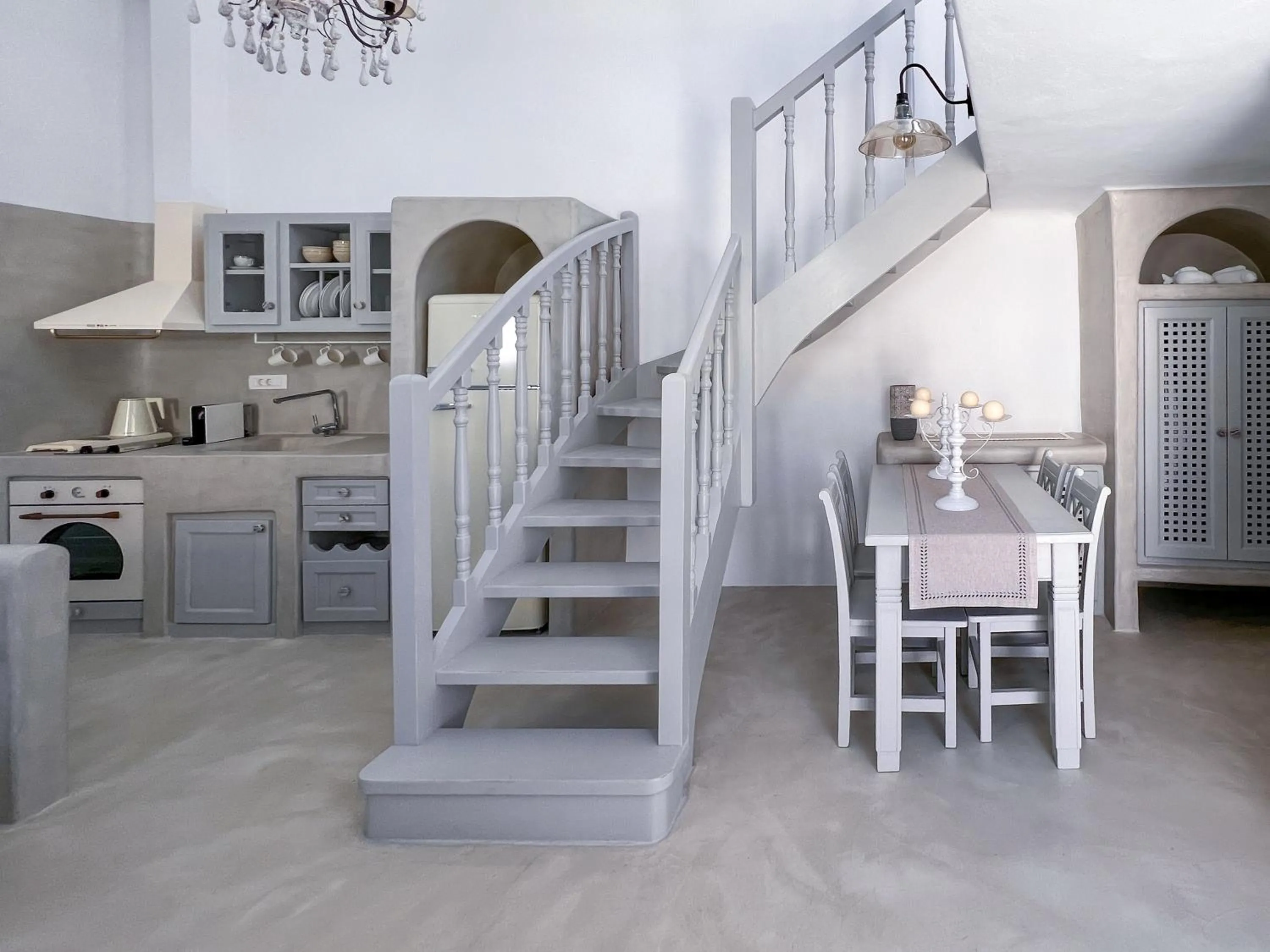 Kitchen or kitchenette in Palmariva Villas