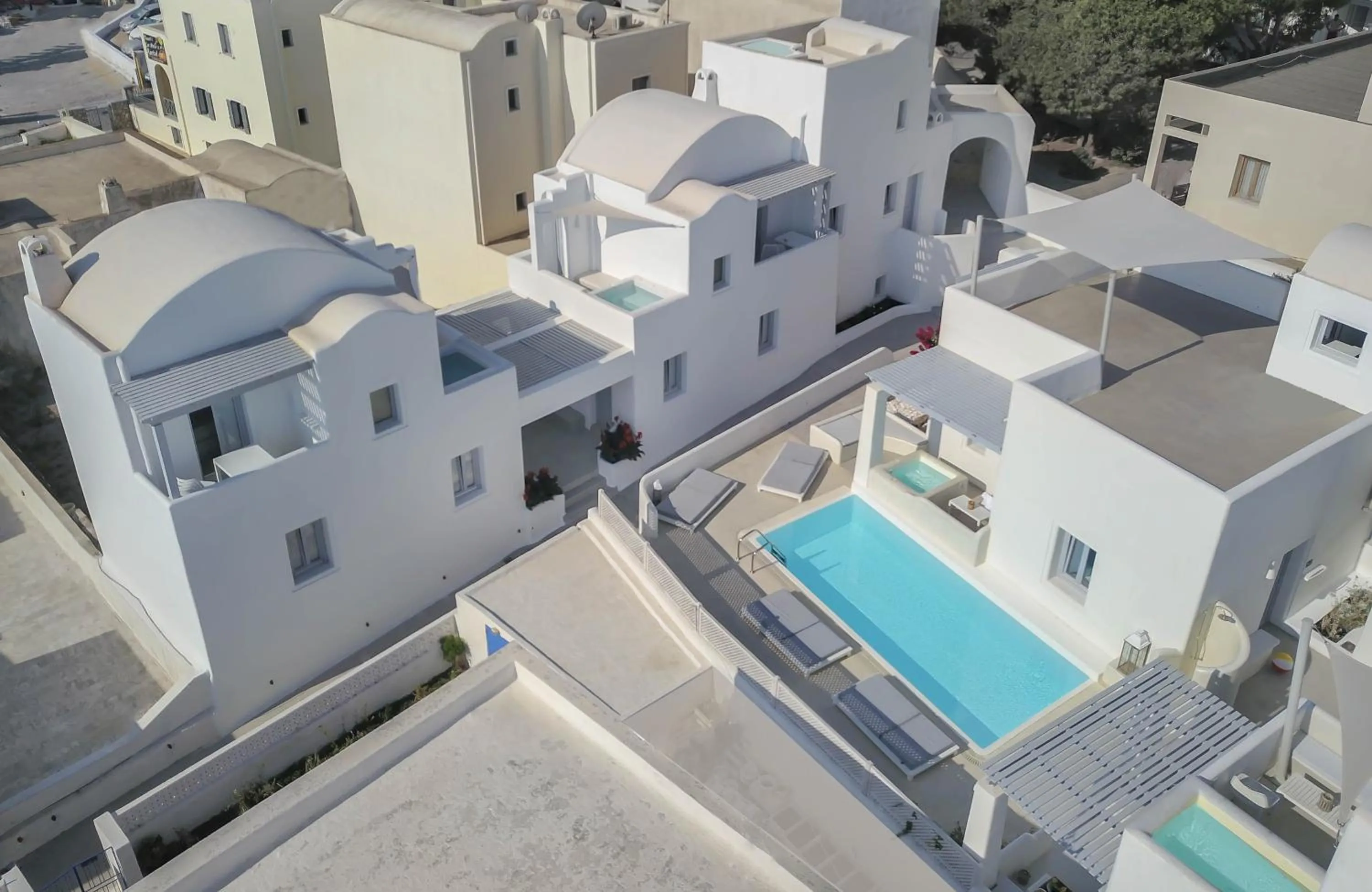 Bird's eye view in Palmariva Villas