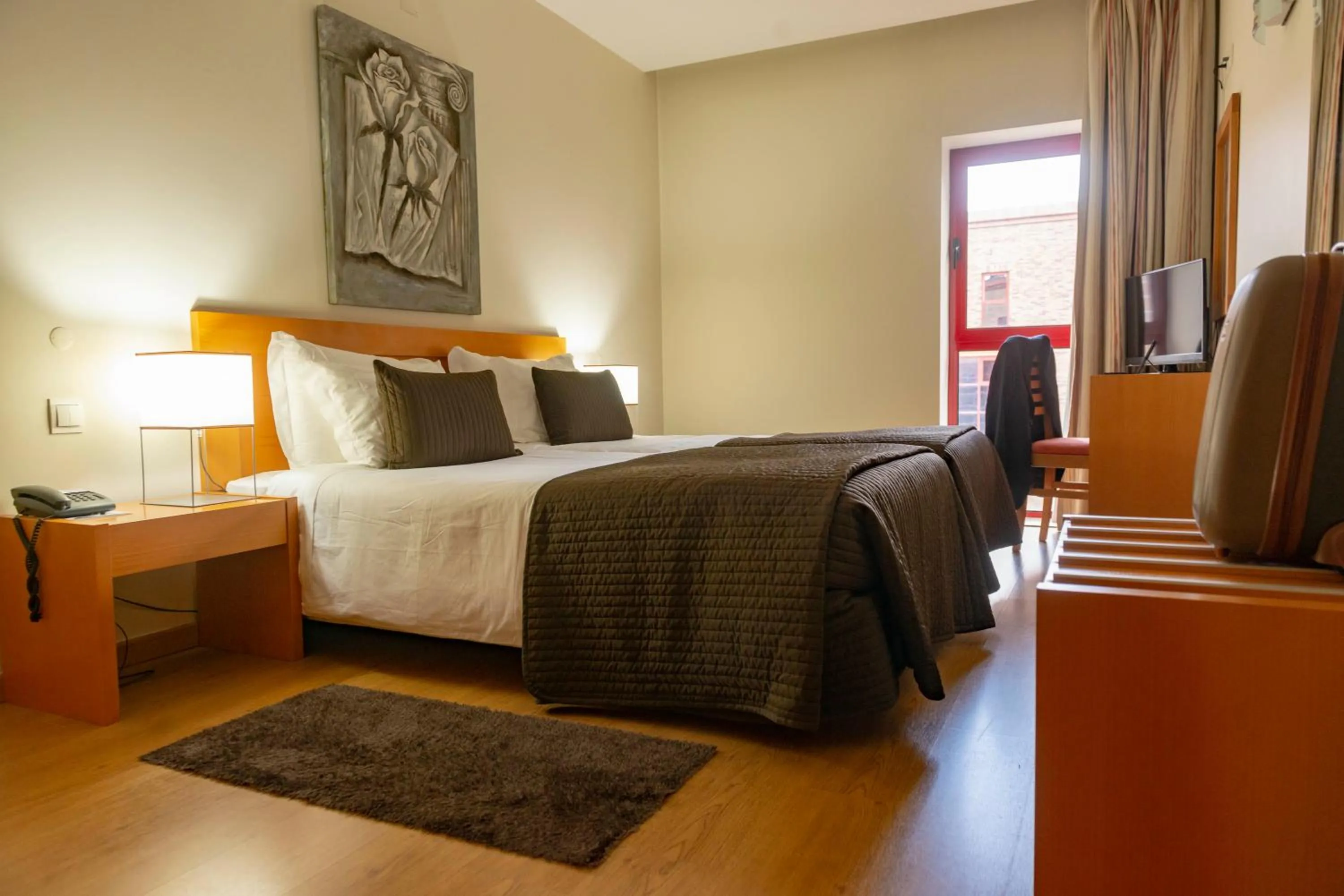 Bed in Eurosol Residence Hotel Apartamento