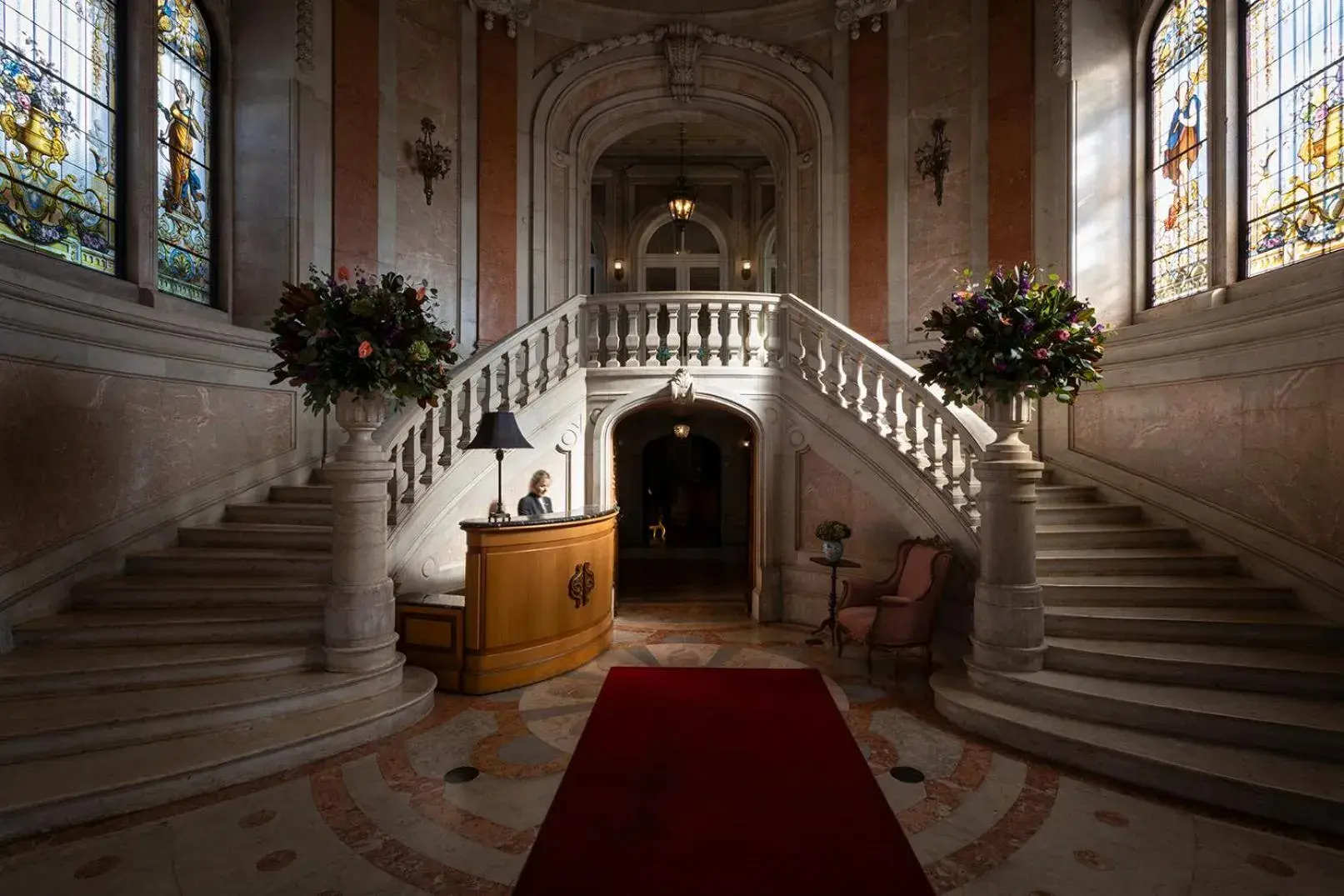 Lobby or reception in Pestana Palace Lisboa Hotel & National Monument - The Leading Hotels of the World Lobby or reception in Pestana Palace Lisboa Hotel & National Monument - The Leading Hotels of the World