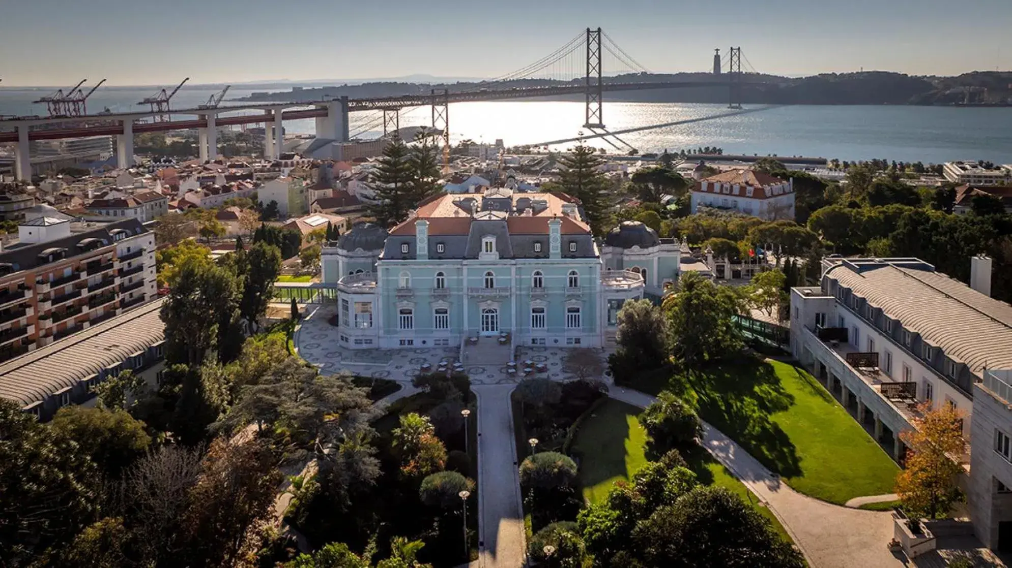 Bird's eye view in Pestana Palace Lisboa Hotel & National Monument - The Leading Hotels of the World Bird's eye view in Pestana Palace Lisboa Hotel & National Monument - The Leading Hotels of the World