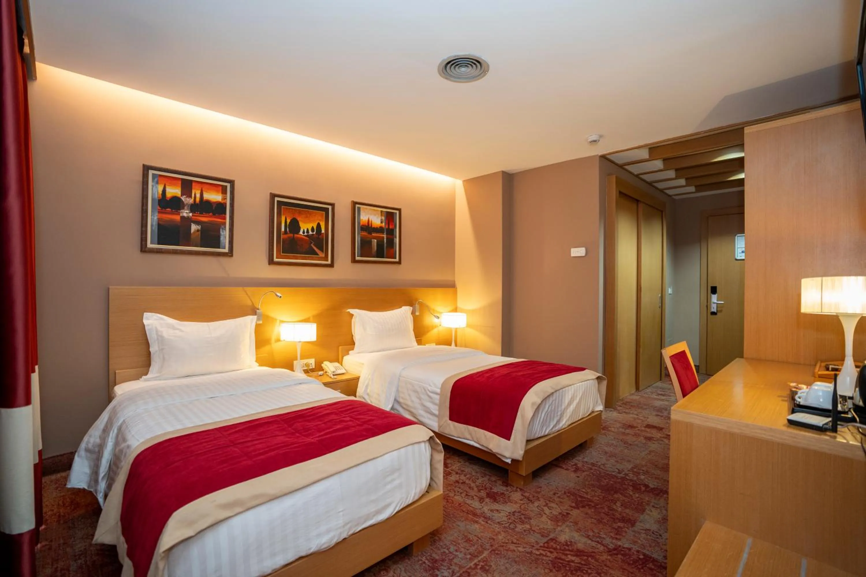 Bed in Hotel Colosseo & Spa