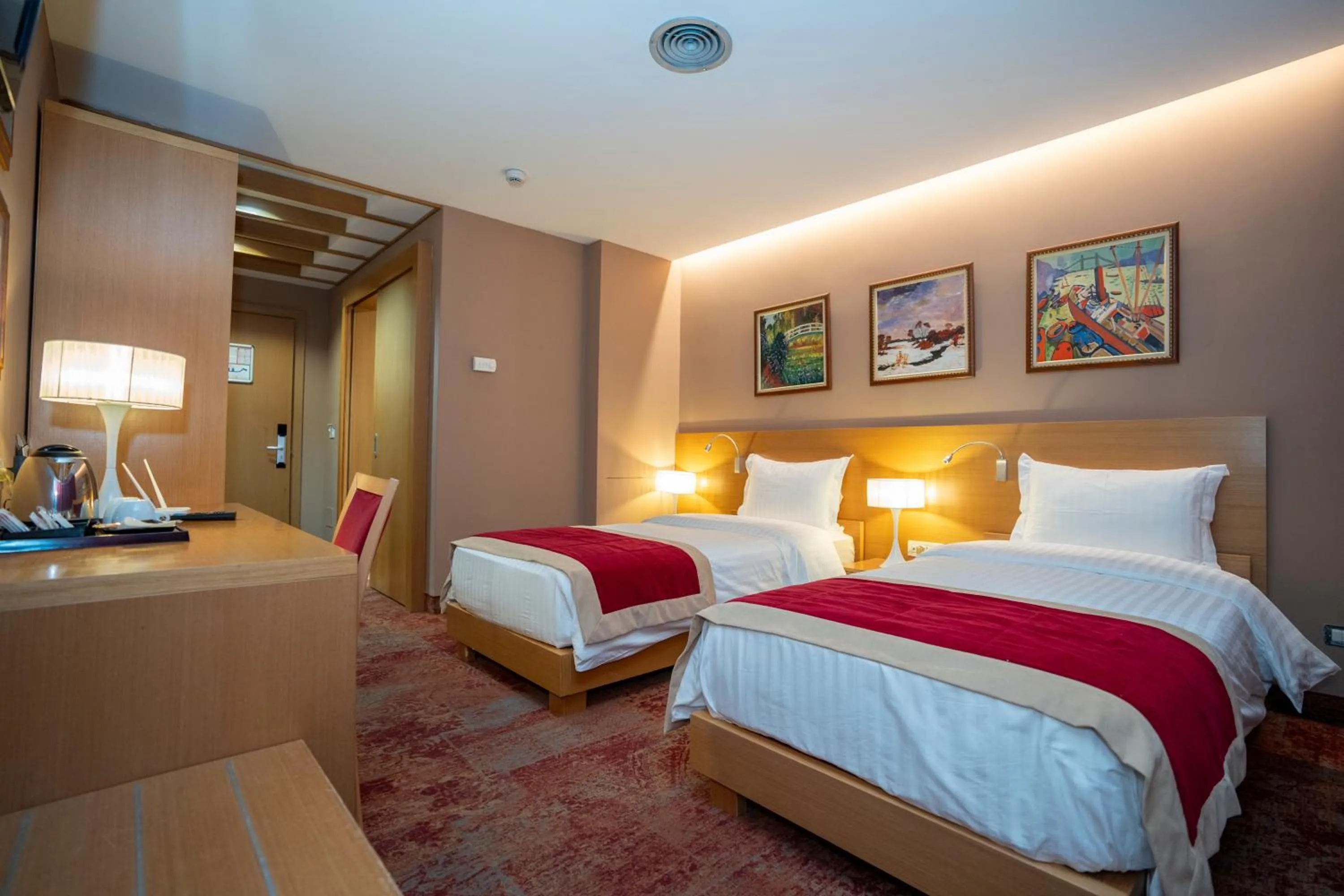 Bed in Hotel Colosseo & Spa