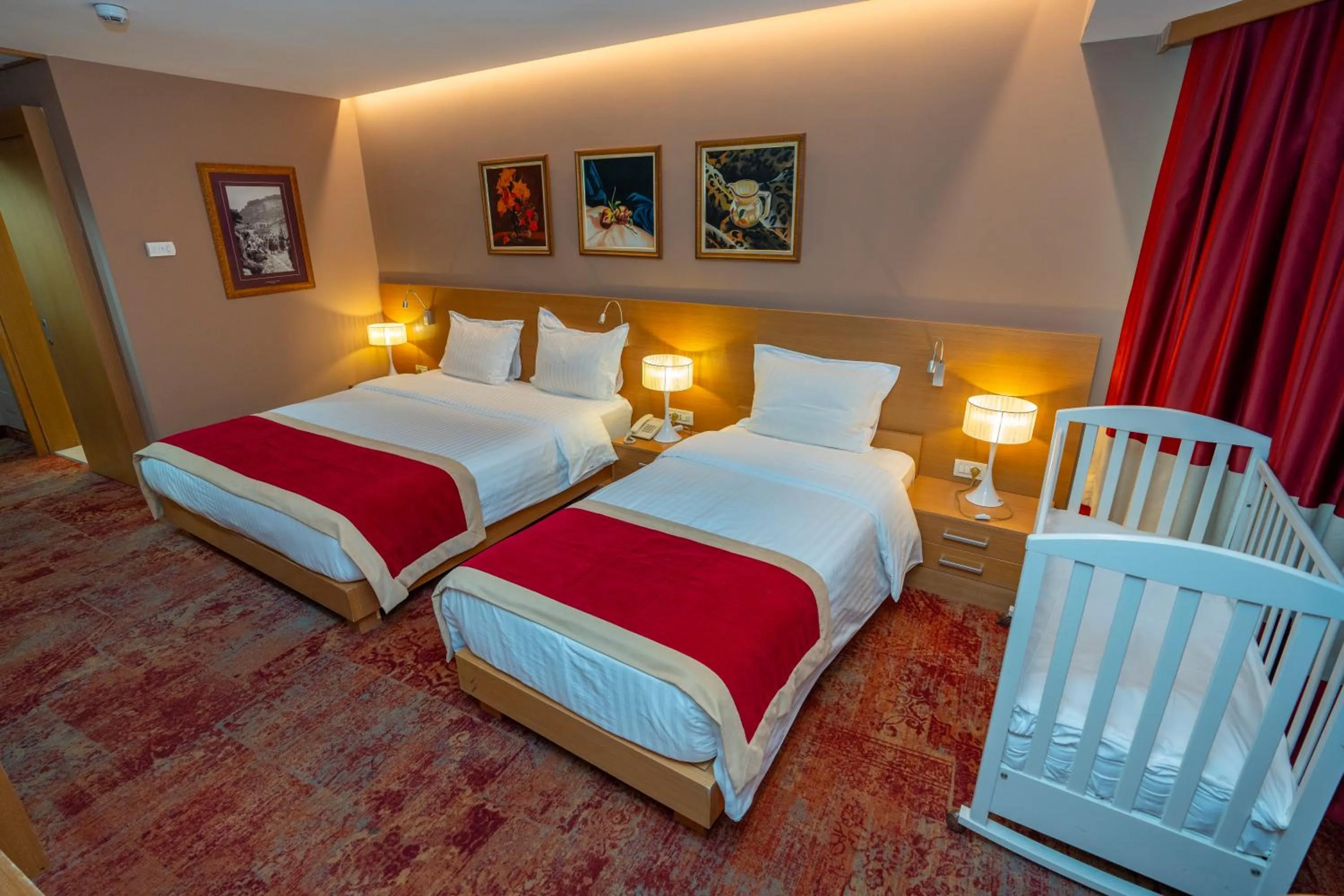 Bed in Hotel Colosseo & Spa