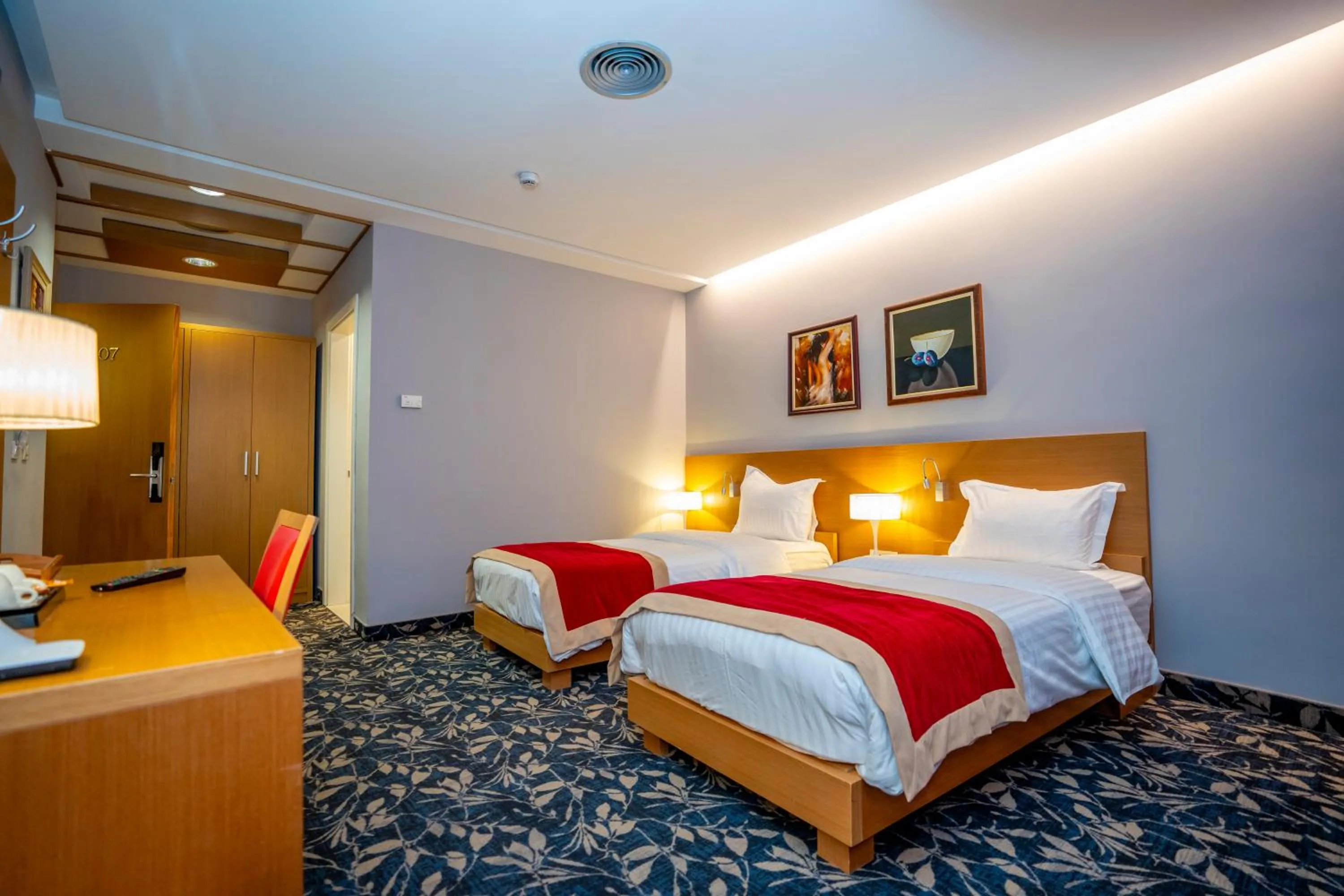 Bed in Hotel Colosseo & Spa