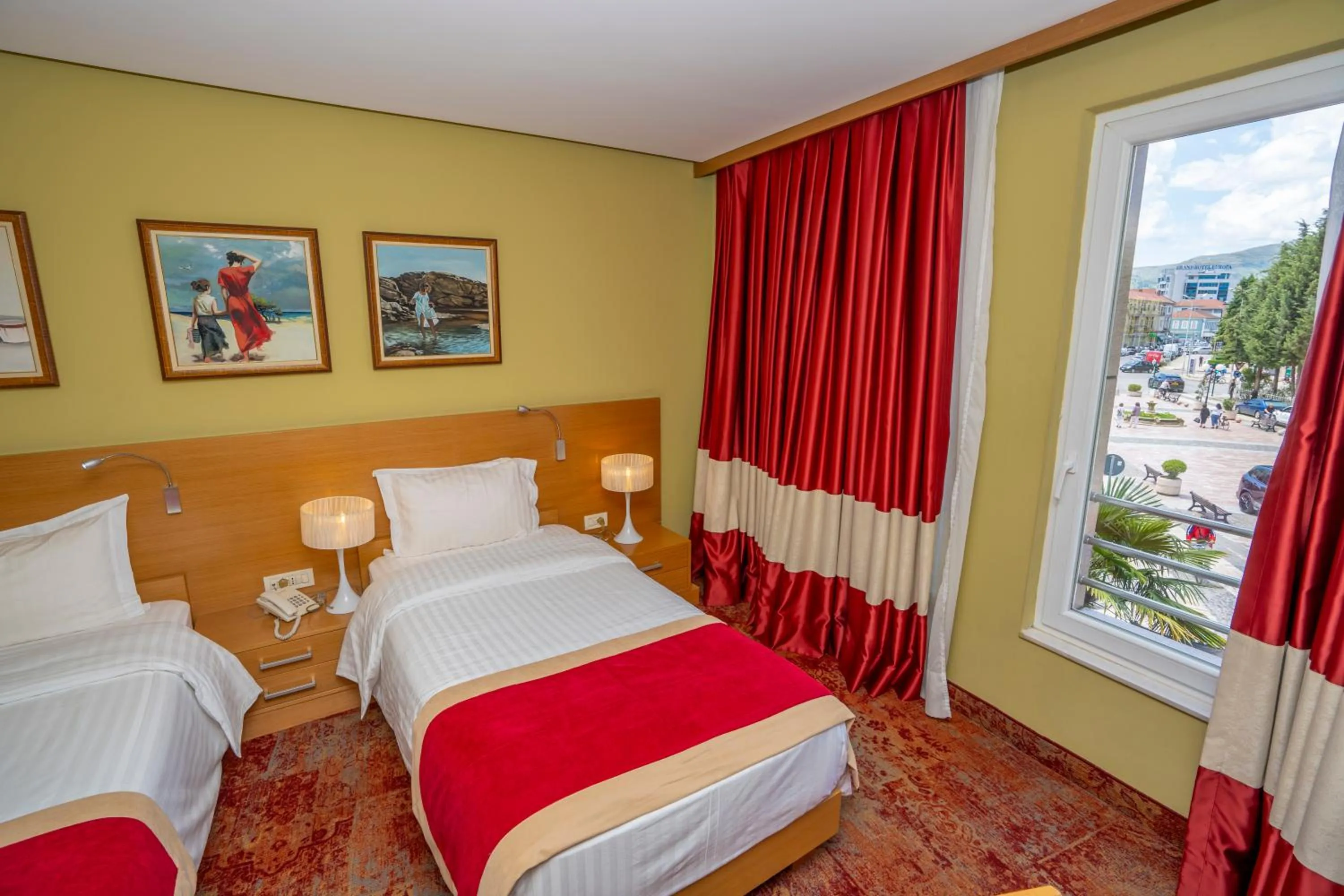 Bed in Hotel Colosseo & Spa