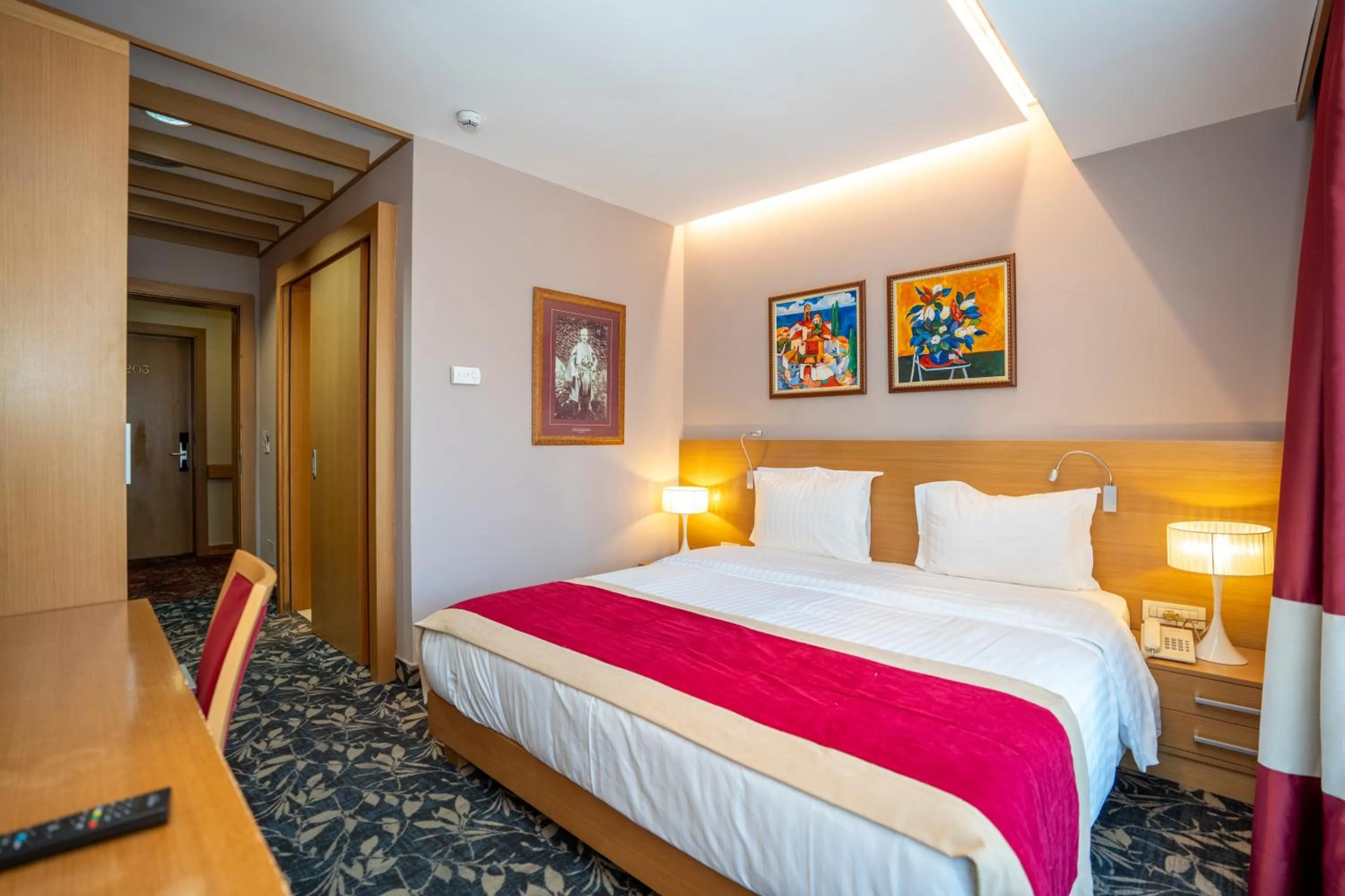 Bed in Hotel Colosseo & Spa