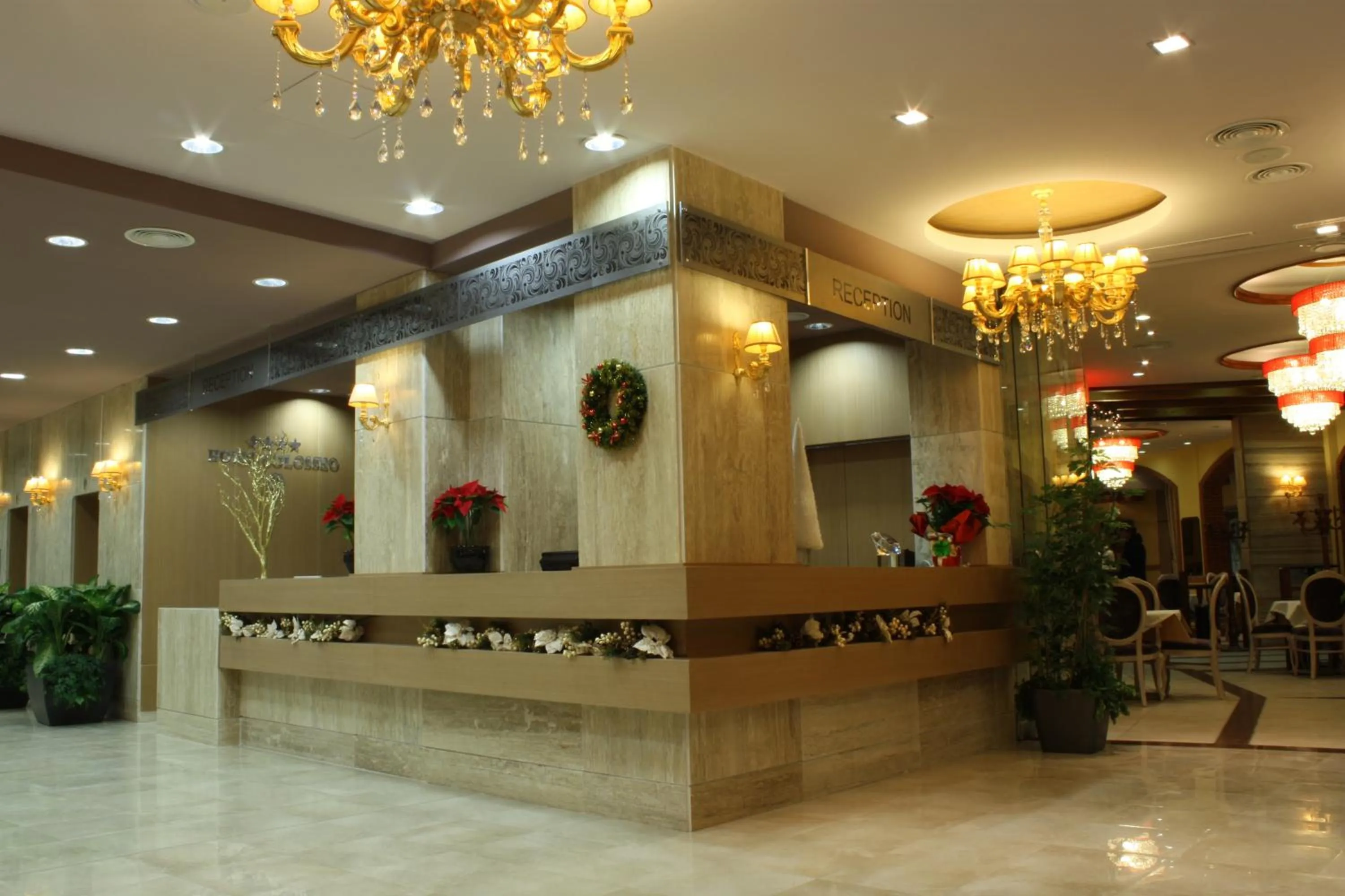 Lobby or reception in Hotel Colosseo & Spa