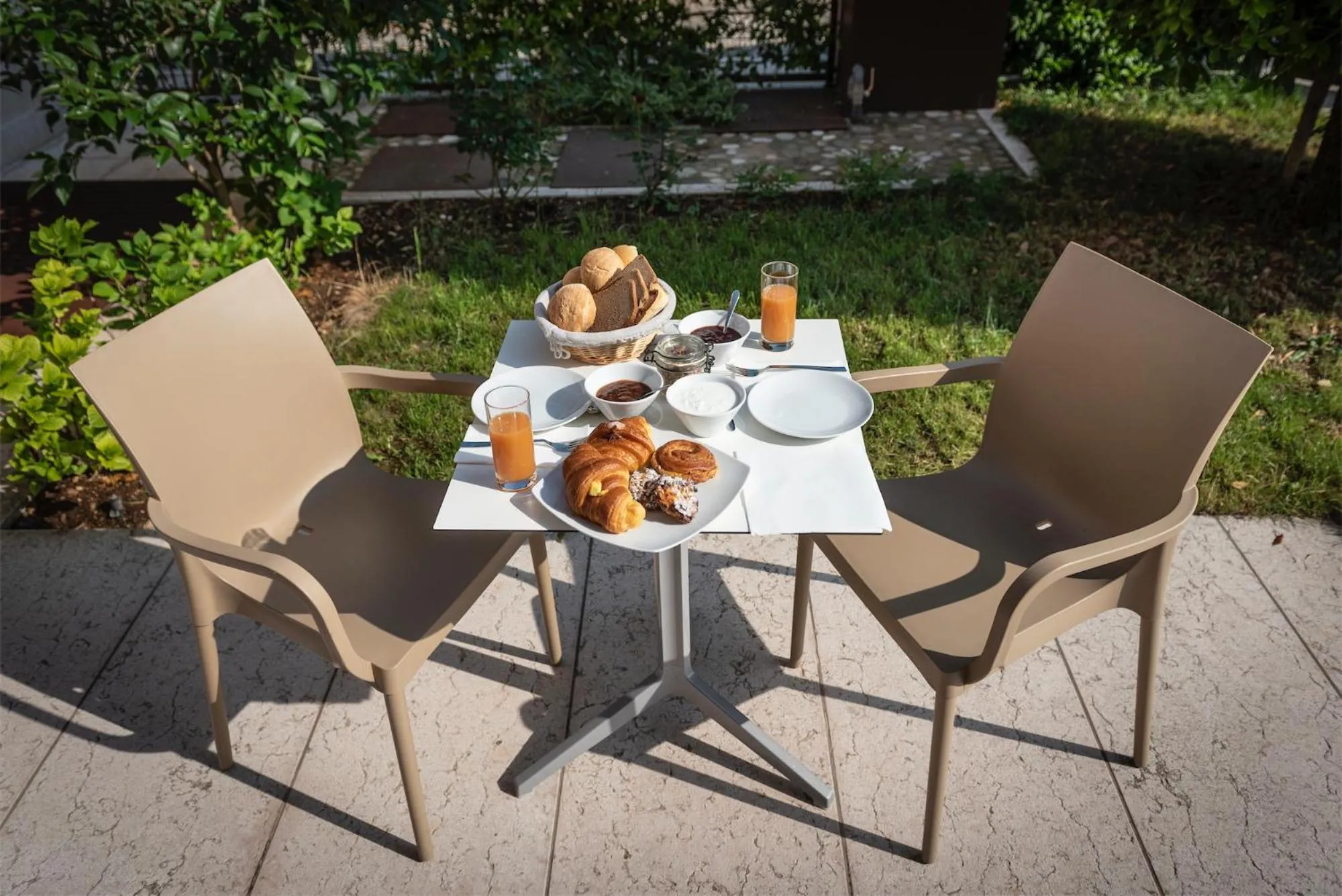 Italian breakfast in Agriturismo Ca' Giulietta