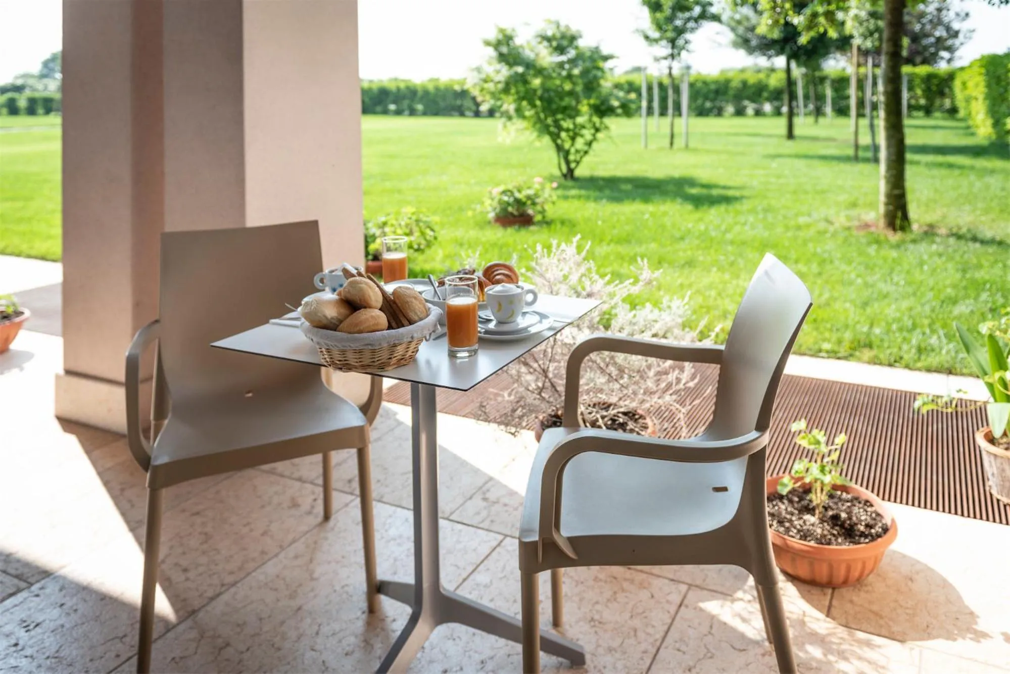 Italian breakfast in Agriturismo Ca' Giulietta