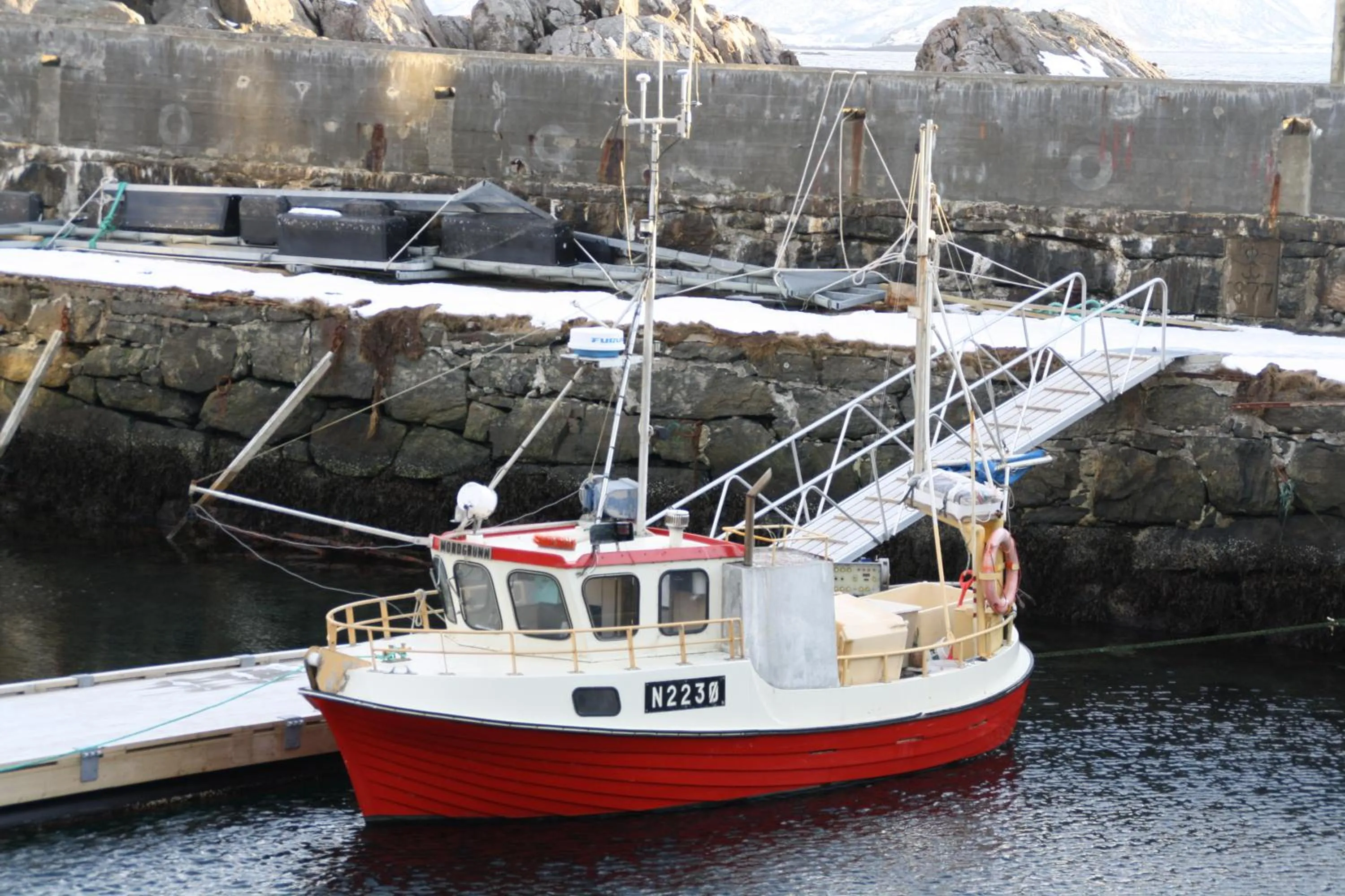 Nearby landmark in Holmvik Brygge Nyksund