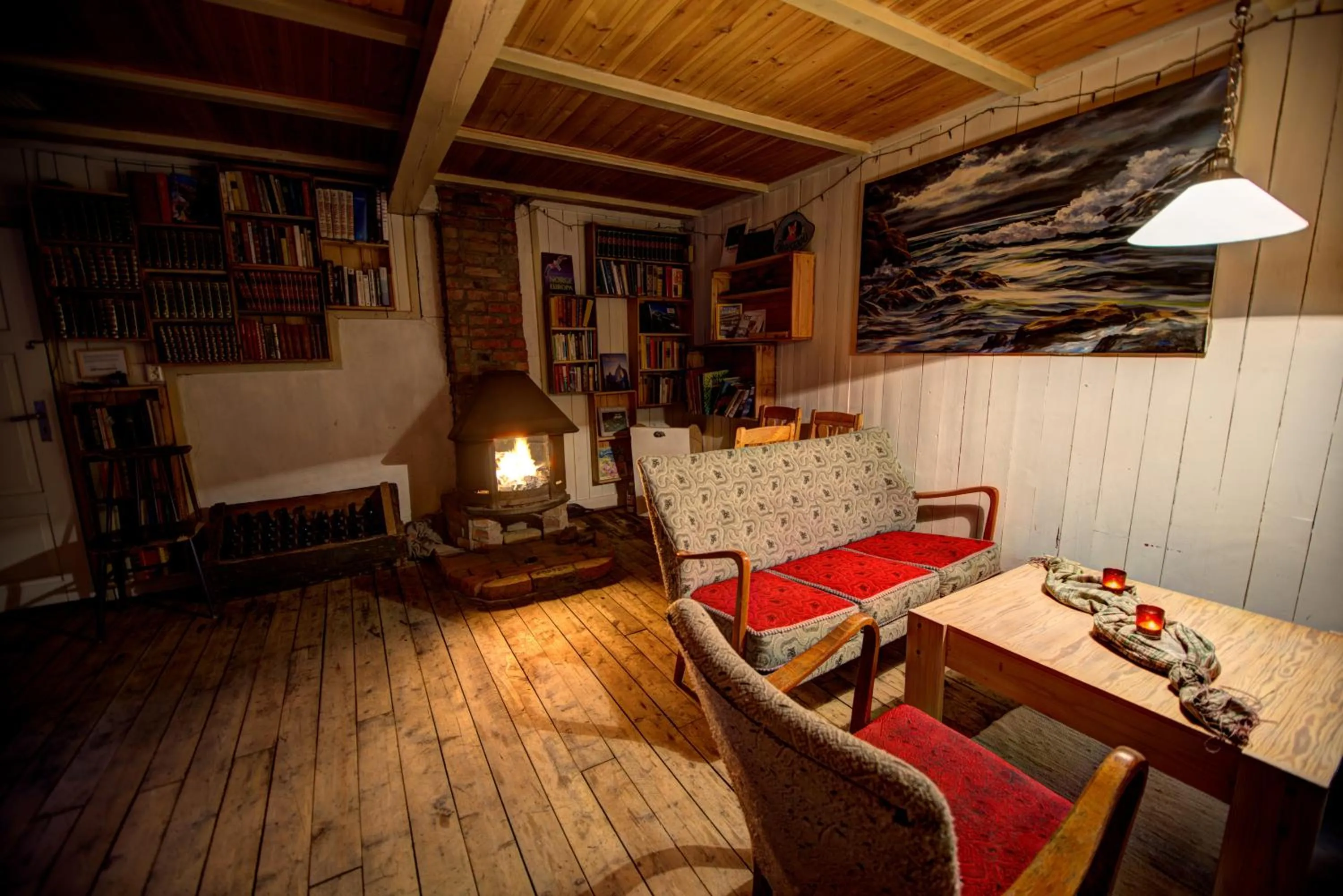 Living room in Holmvik Brygge Nyksund