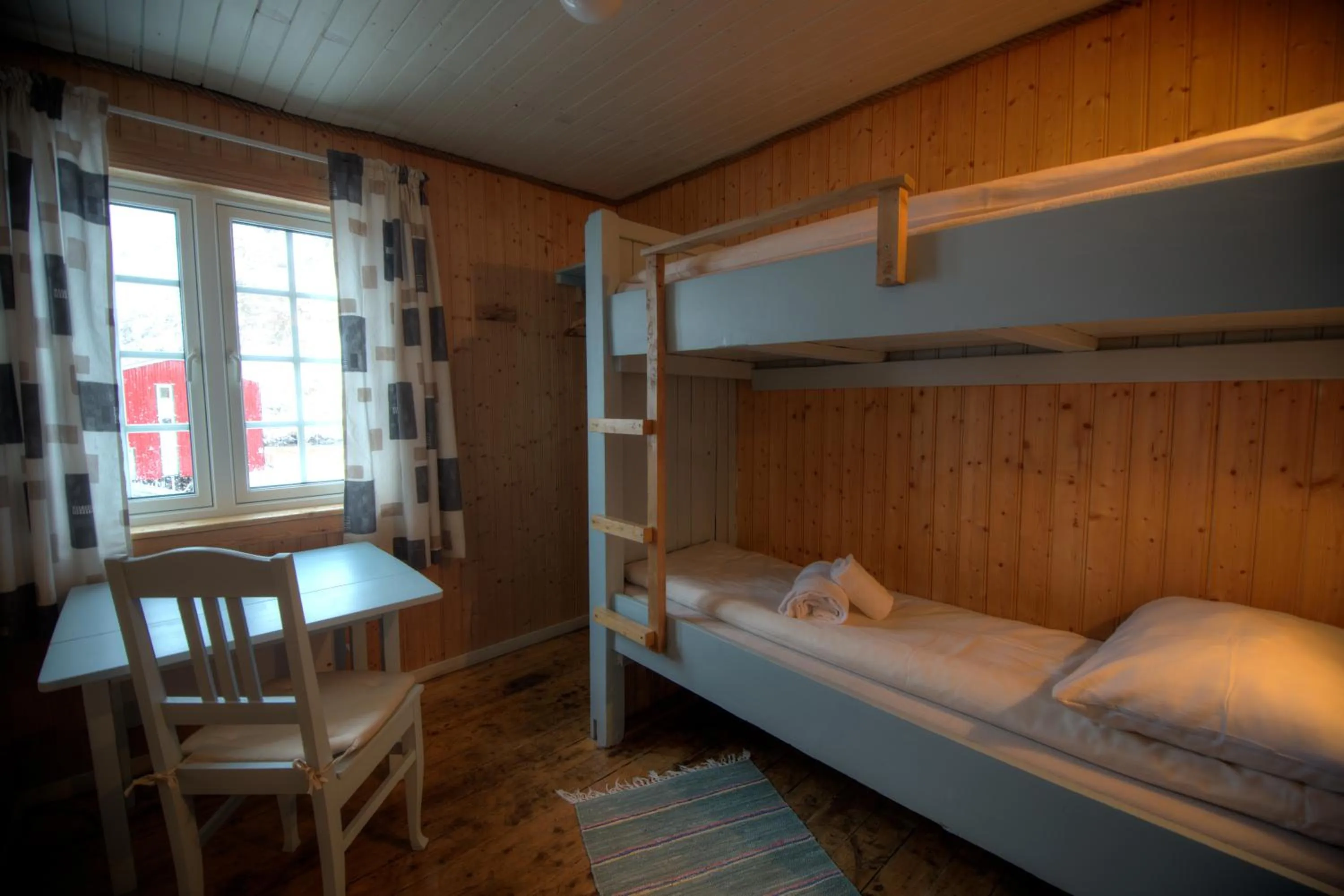 Bedroom, Bed in Holmvik Brygge Nyksund