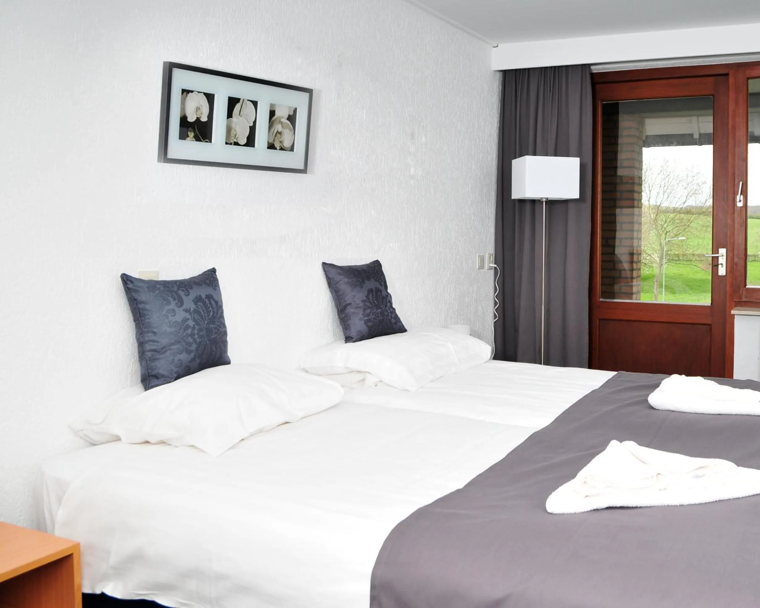 Bed in Hotel Eperland