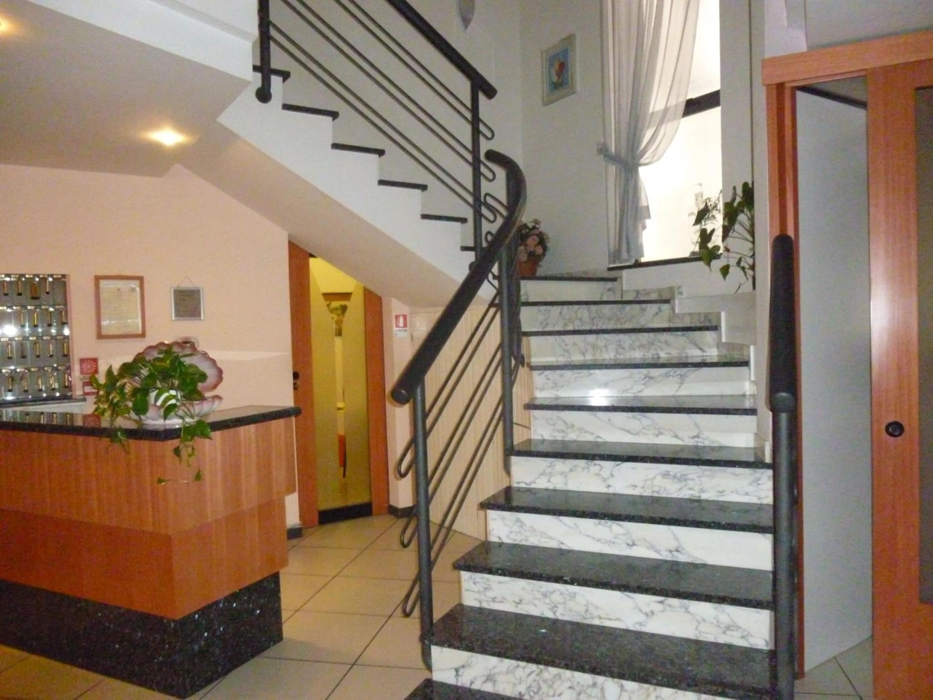 Lobby or reception in Hotel Basilea