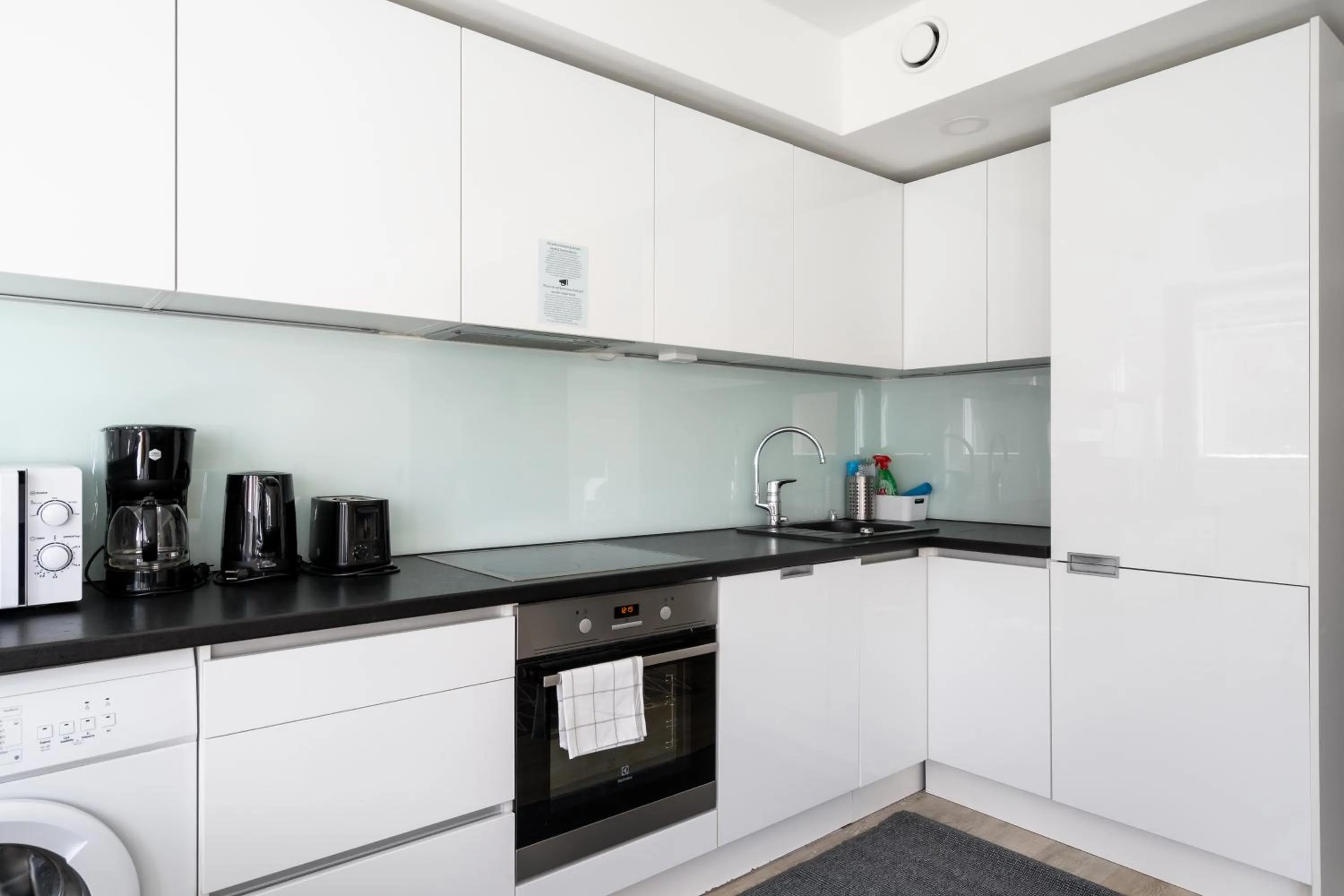 kitchen in Hiisi Homes Helsinki Haaga