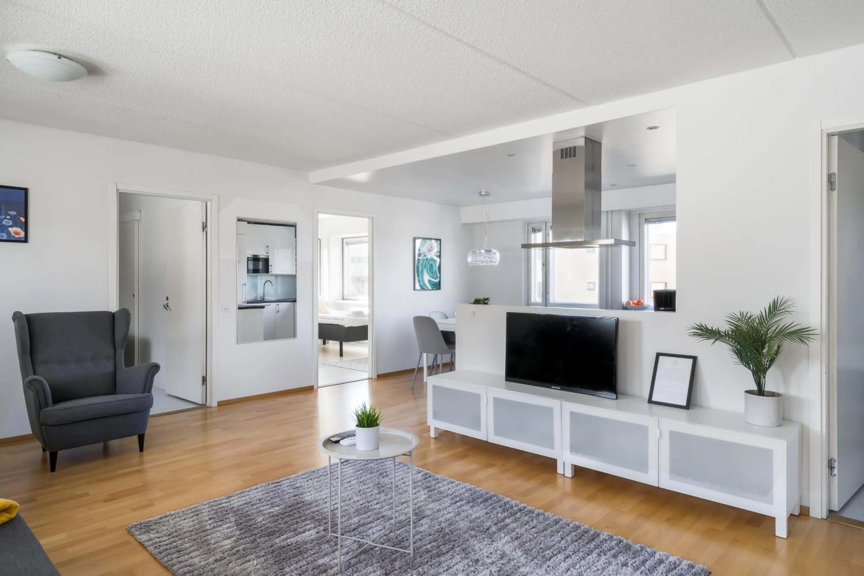 Living room in Hiisi Homes Helsinki Haaga