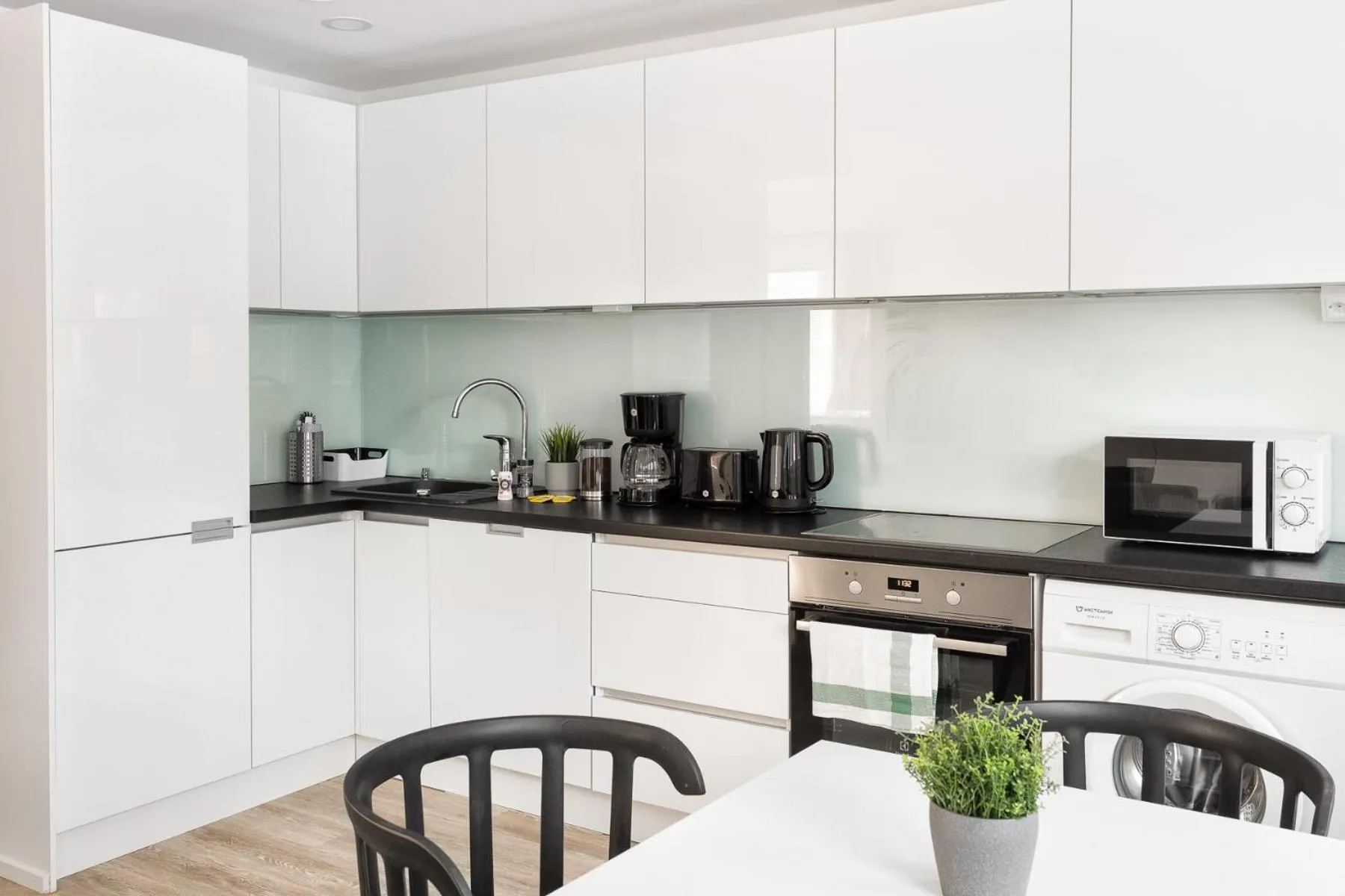 Kitchen or kitchenette in Hiisi Homes Helsinki Haaga