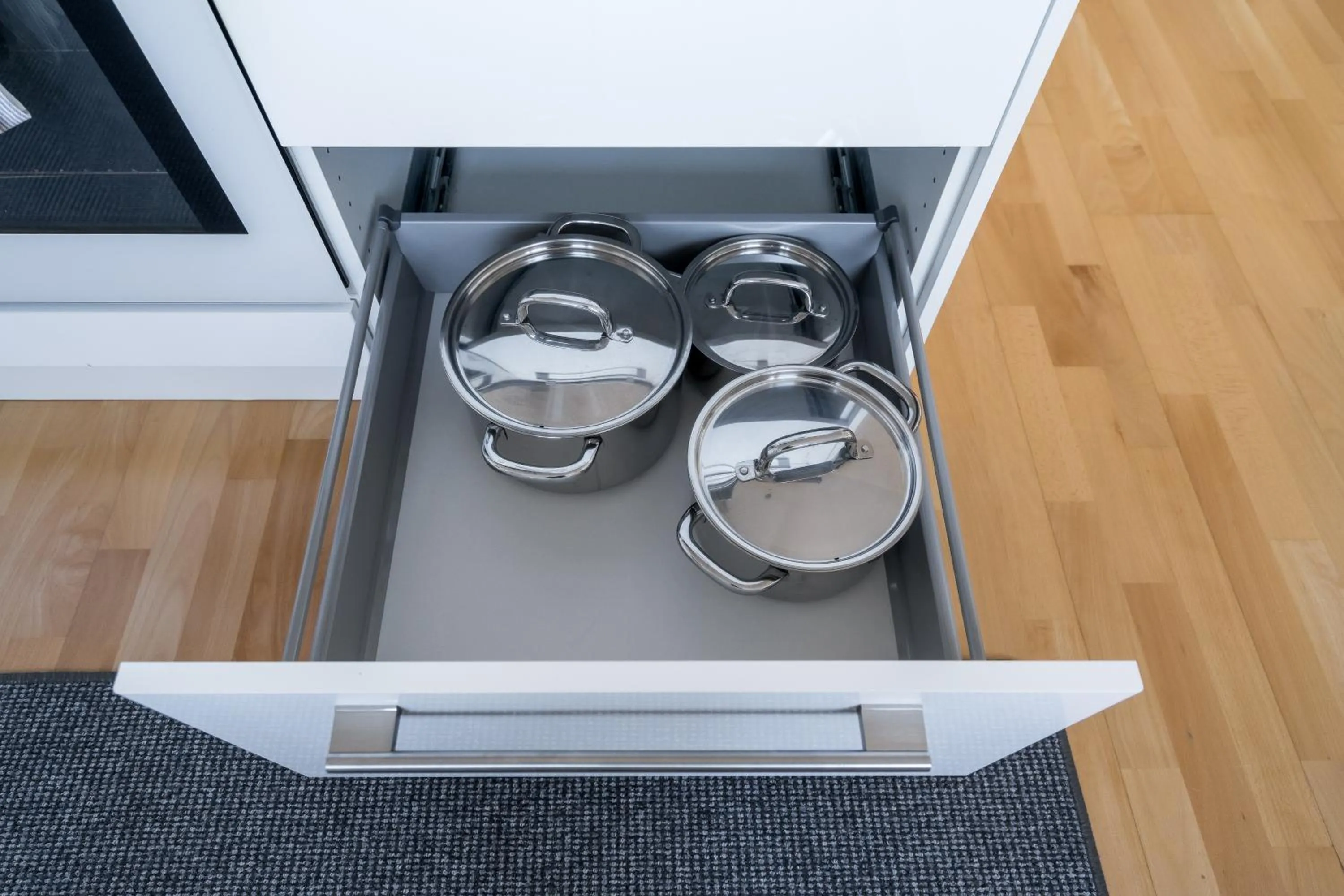 kitchen in Hiisi Homes Helsinki Haaga