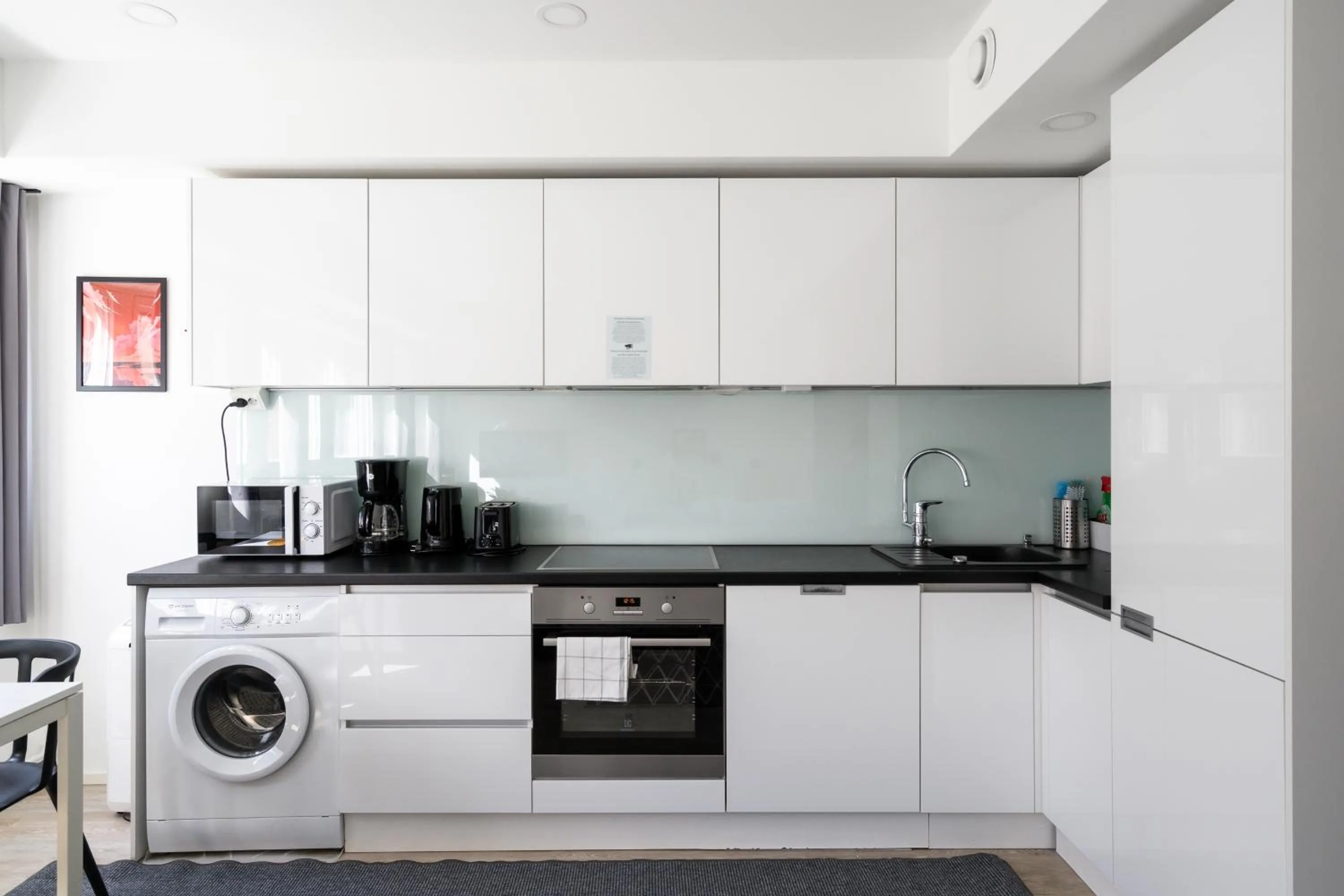 kitchen in Hiisi Homes Helsinki Haaga