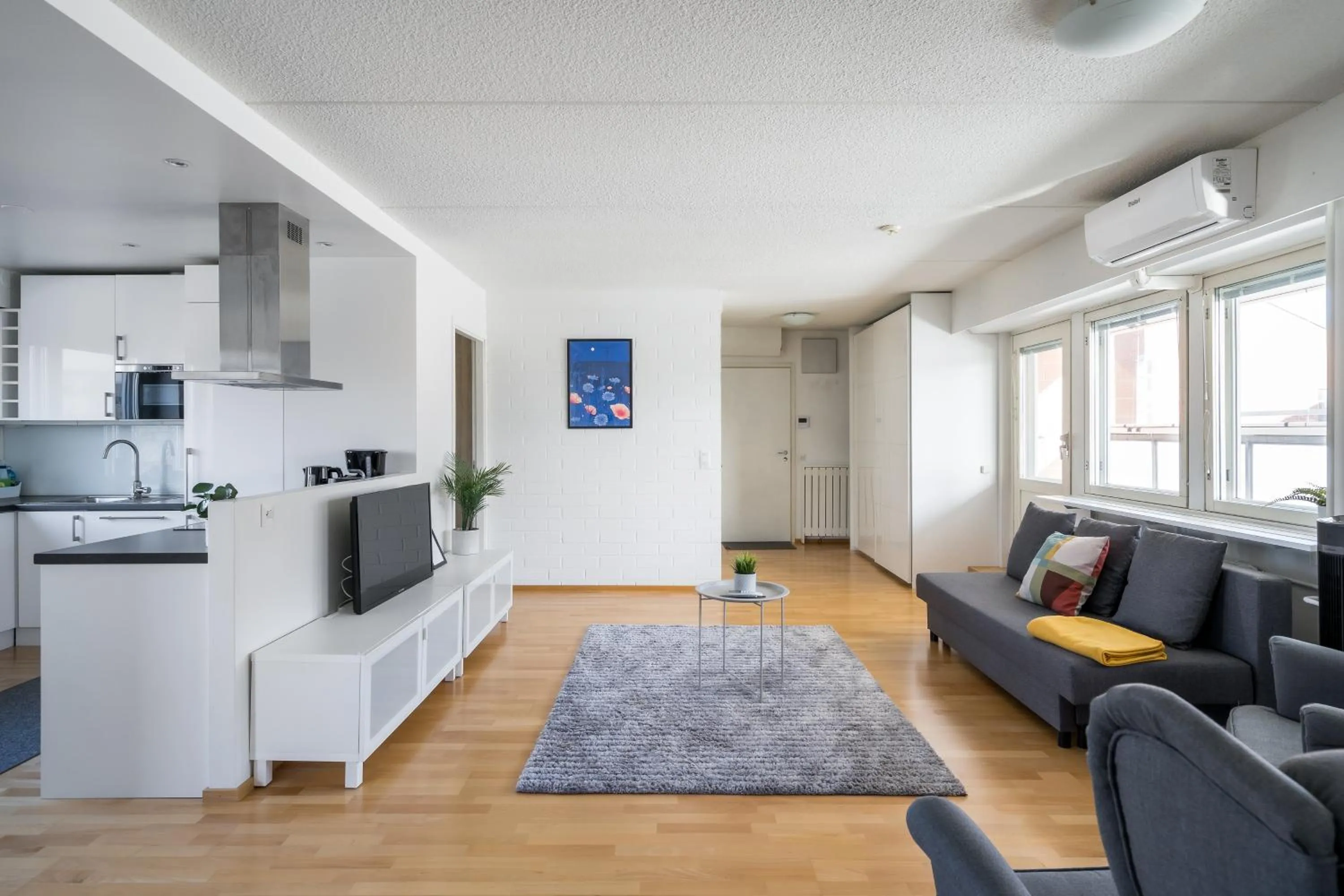 Living room in Hiisi Homes Helsinki Haaga