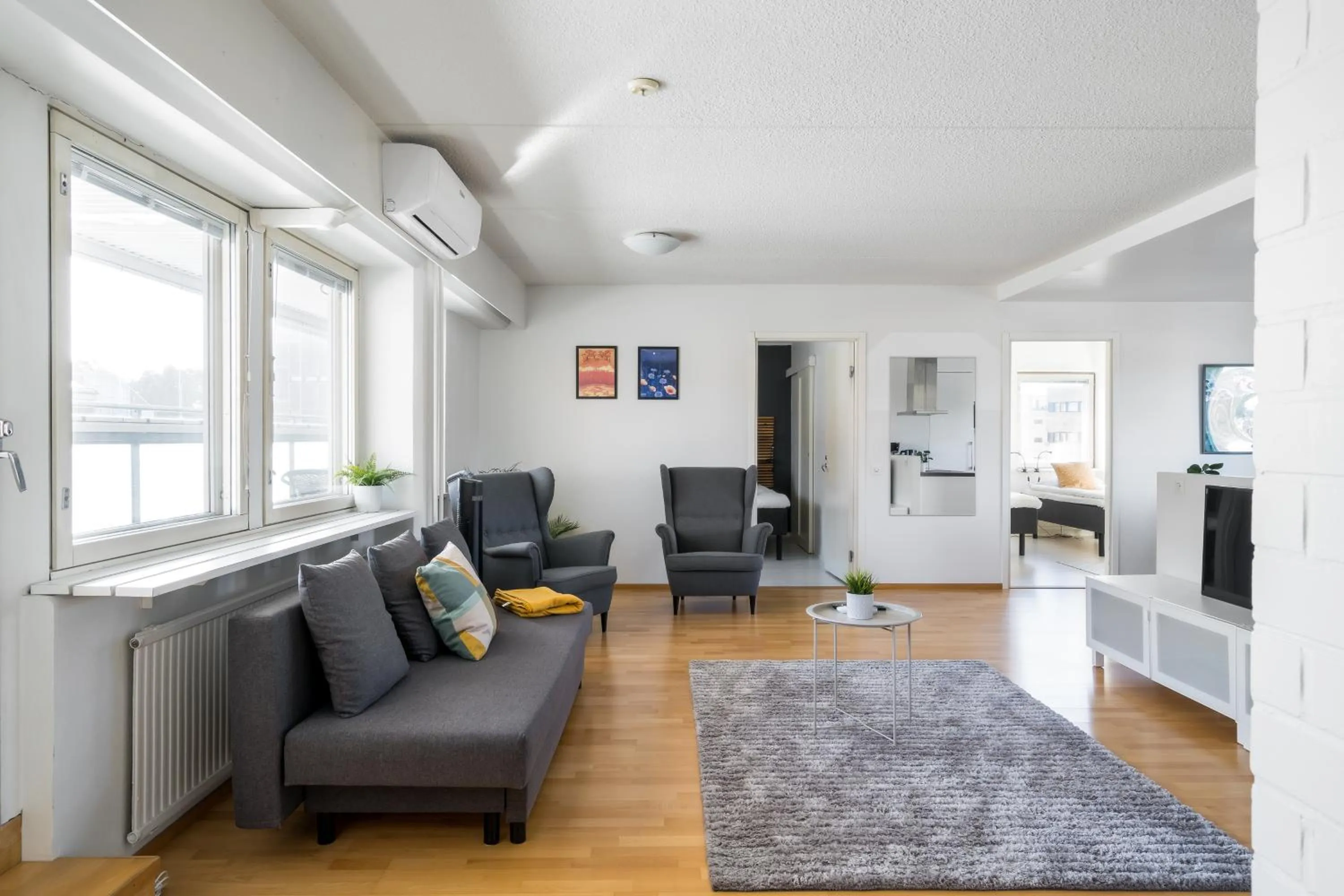 Living room in Hiisi Homes Helsinki Haaga
