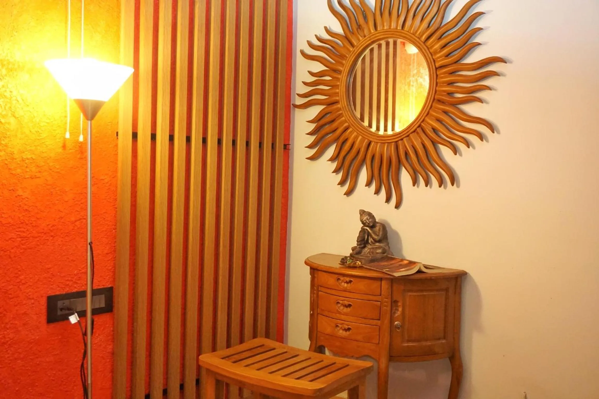 Living room in La Niebla Farm Resort