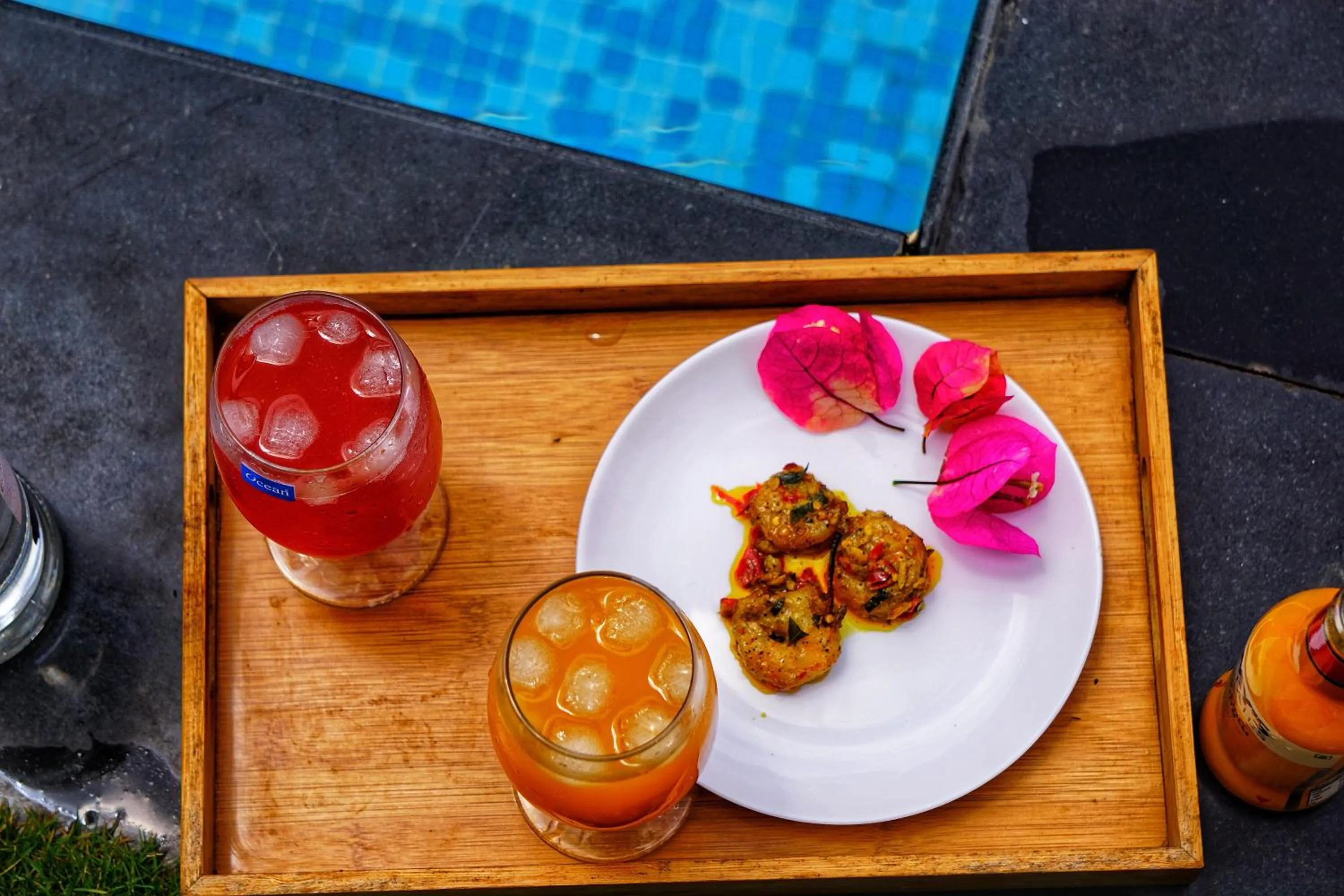 Food and drinks in La Niebla Farm Resort