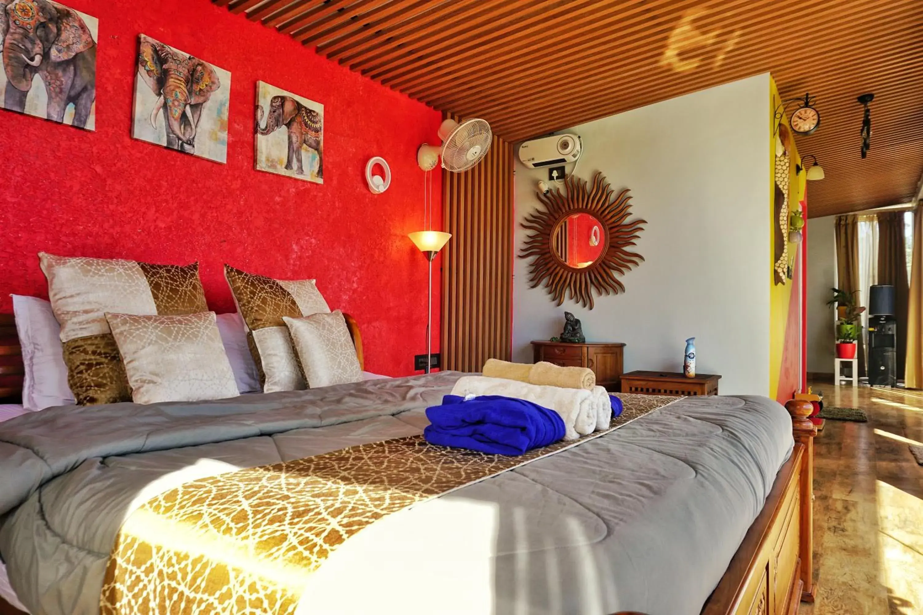 Bed in La Niebla Farm Resort Bed in La Niebla Farm Resort