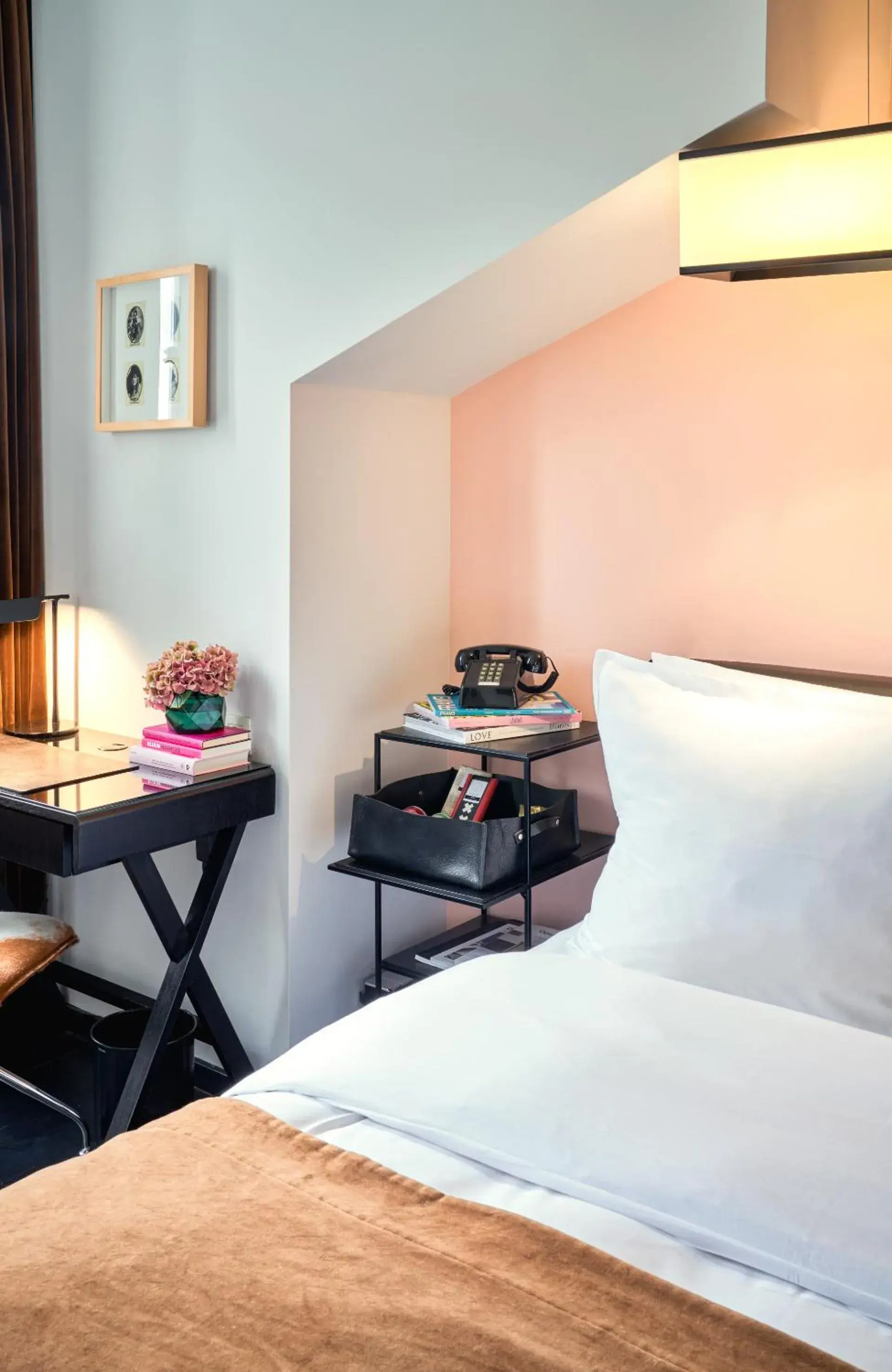 Bed in Sir Albert Hotel, part of Sircle Collection Bed in Sir Albert Hotel, part of Sircle Collection