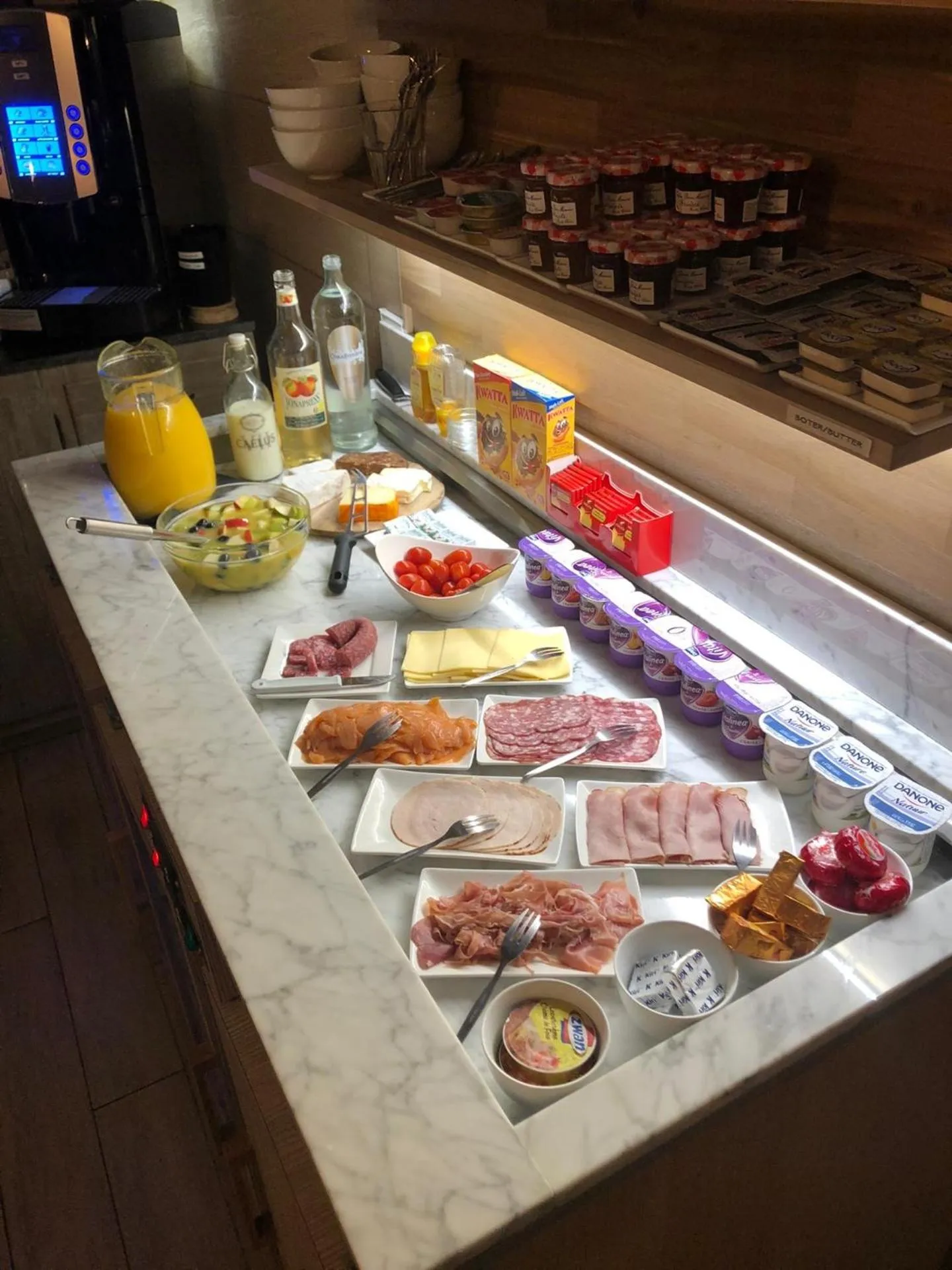 Food in Boutique Hotel Caelus VII