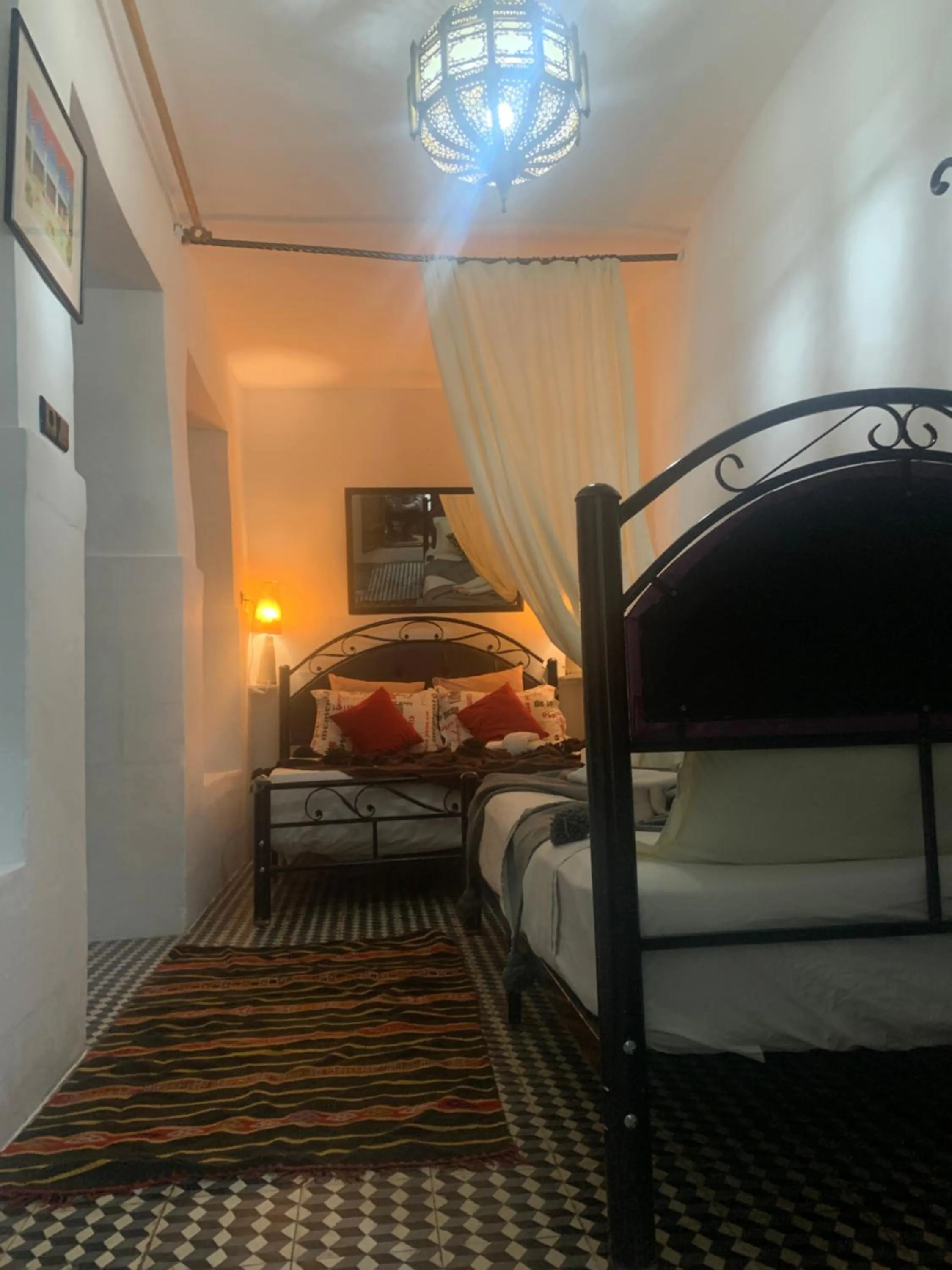 Bed in Riad Dar Mchicha
