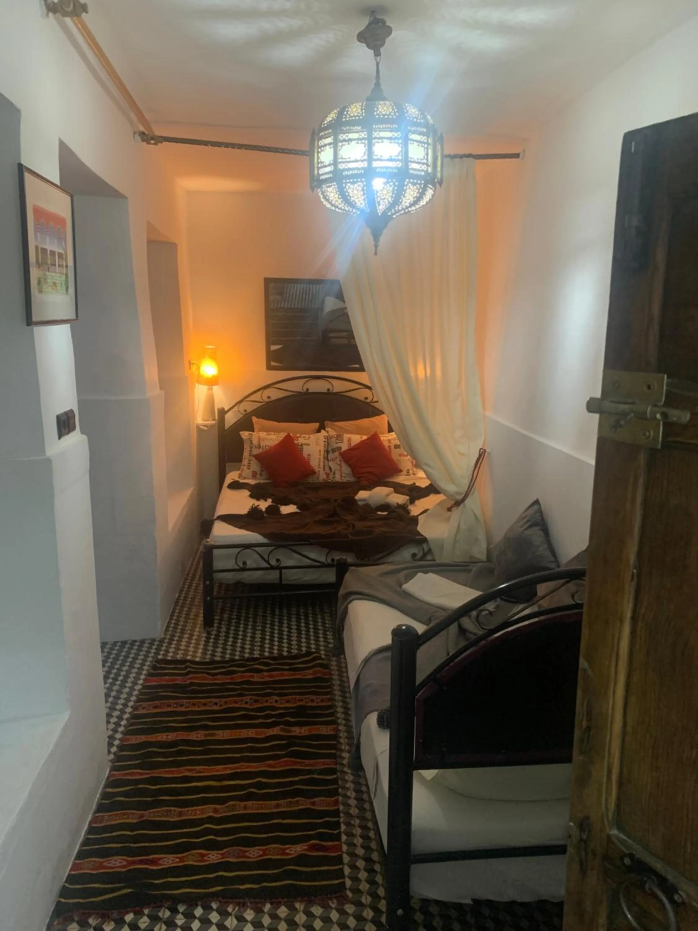 Bed in Riad Dar Mchicha
