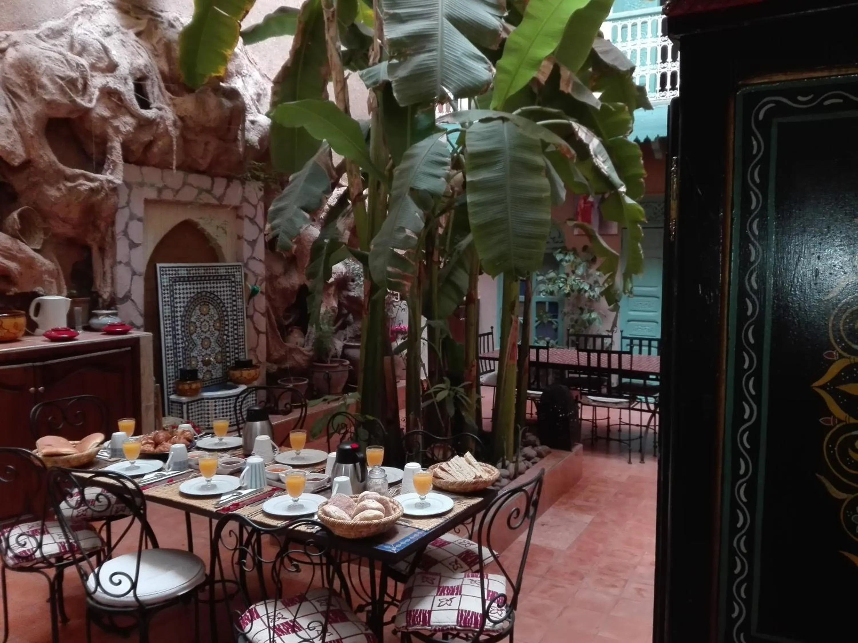 Continental breakfast in Riad Dar Mchicha