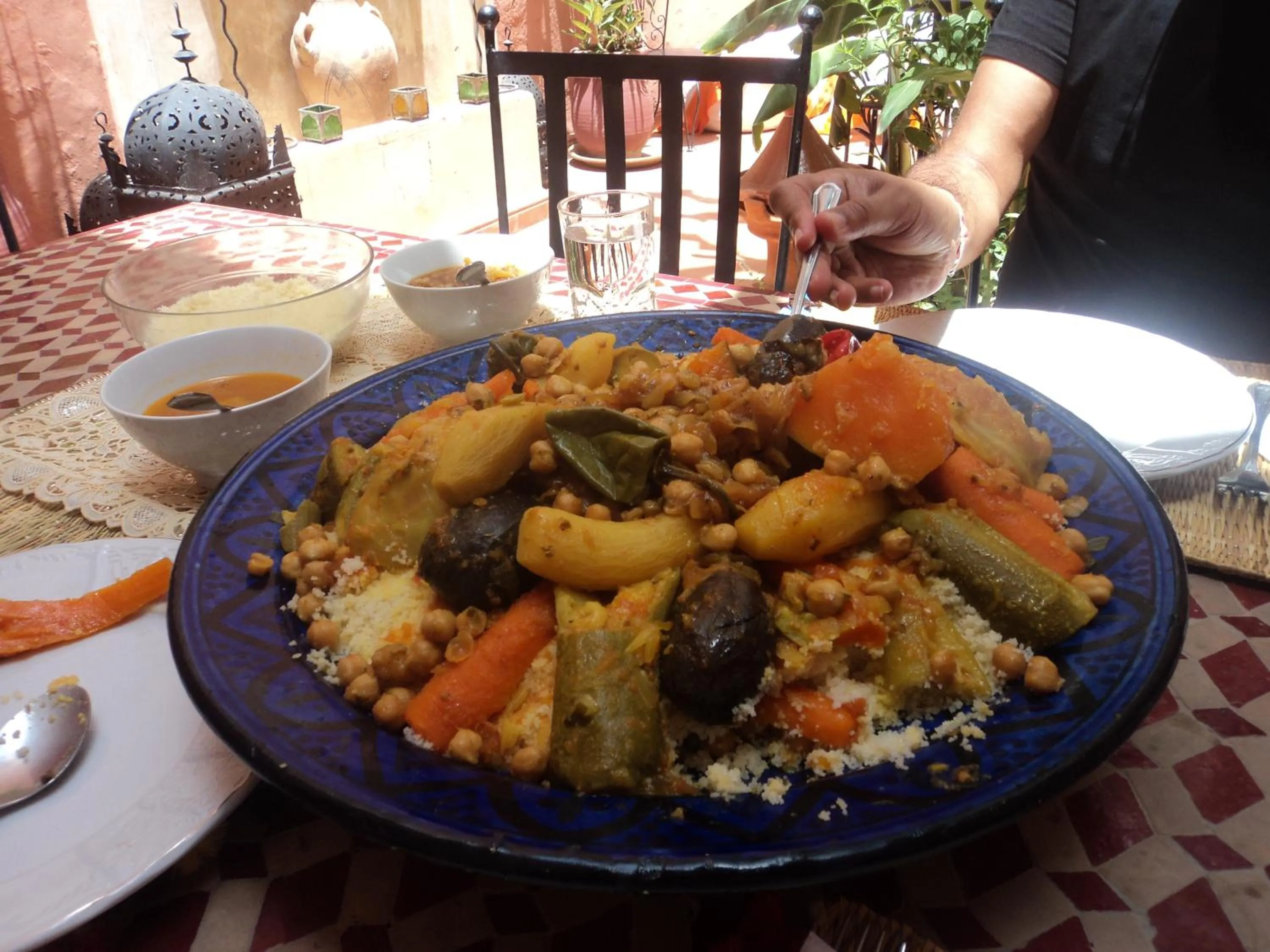 Food and drinks in Riad Dar Mchicha